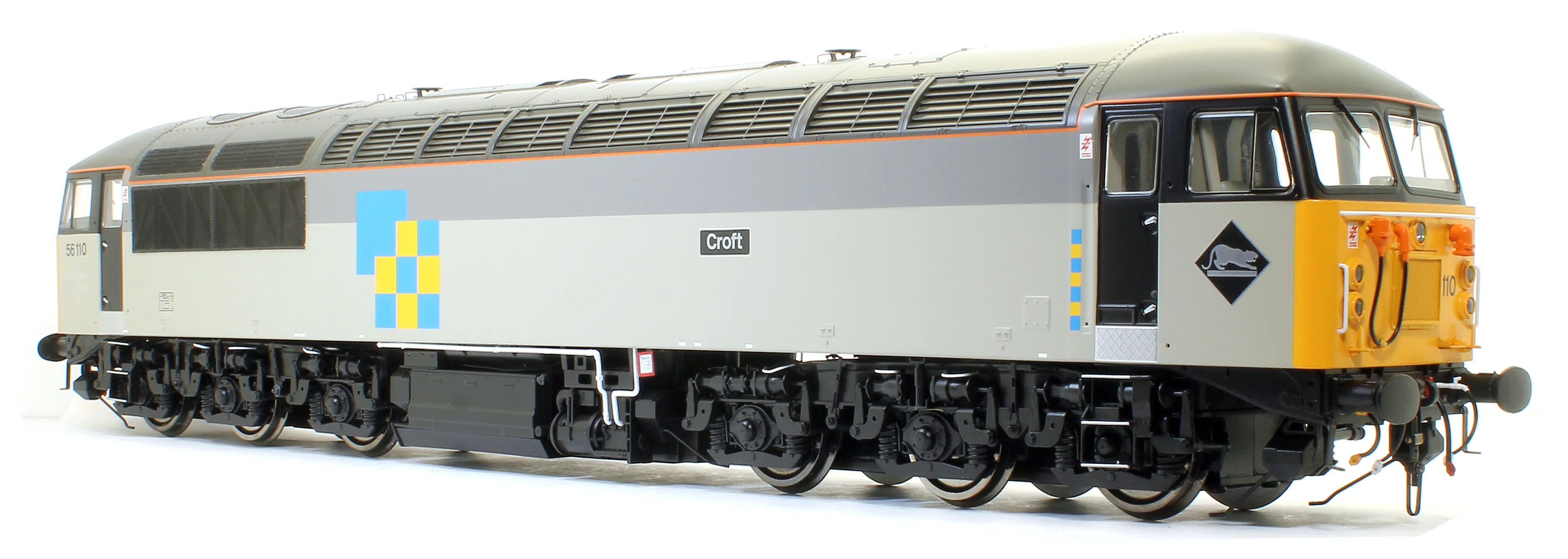 5606 Class 56 110 'Croft' Railfreight Construction Heavy Freight Diesel Locomotive - Image 2