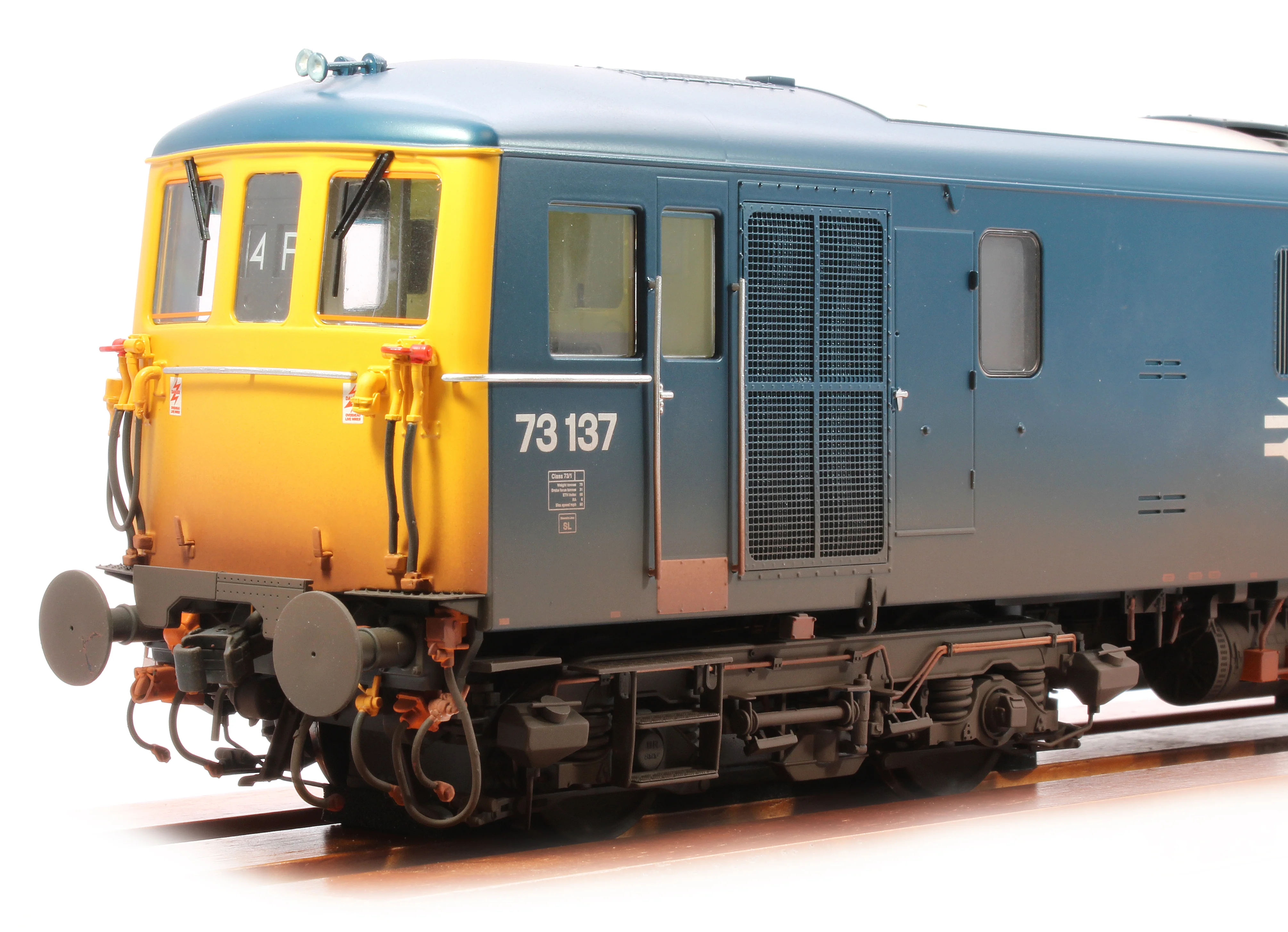 7302 Class 73/1 BR Blue 73137 (full yellow ends) Electro Diesel Locomotive - Lightly Weathered - Image 3