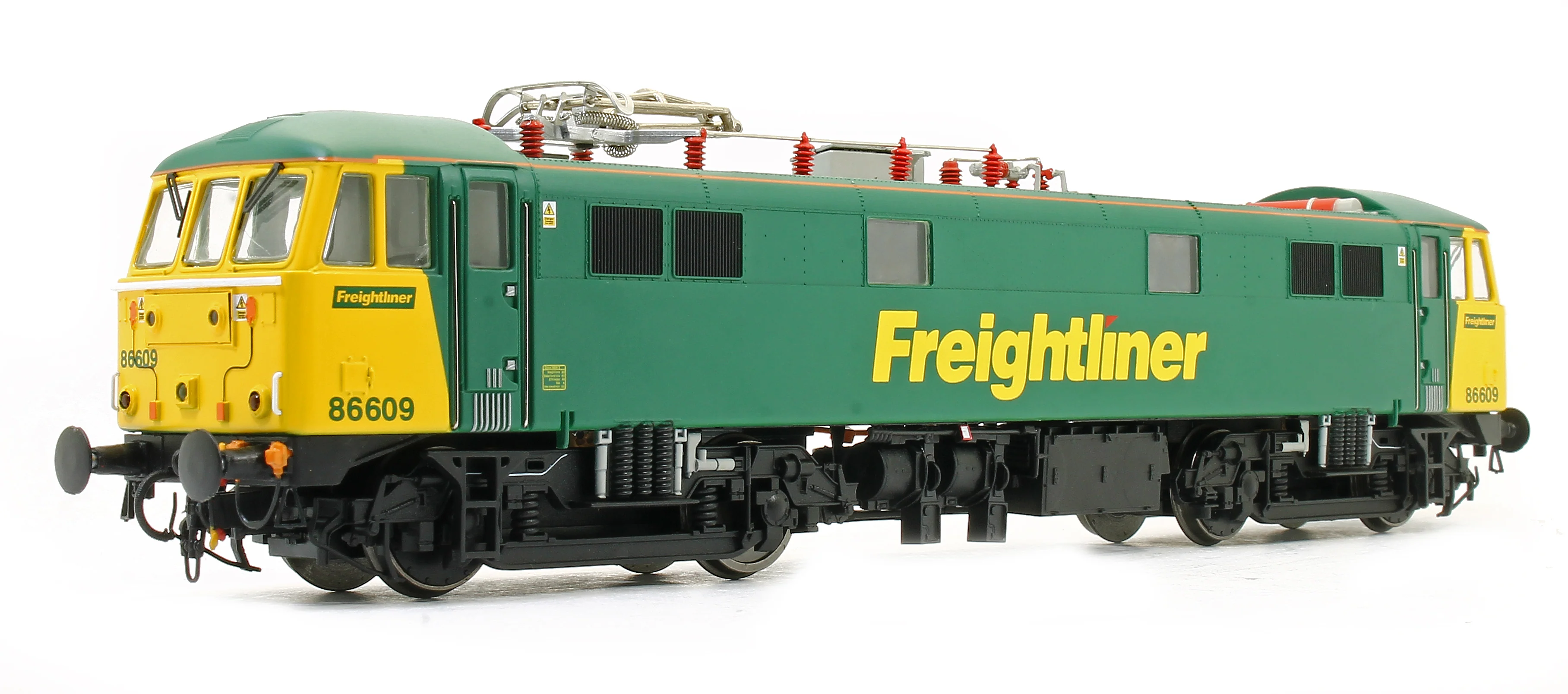 8646 Class 86 609 Freightliner Green/Yellow Electric Locomotive