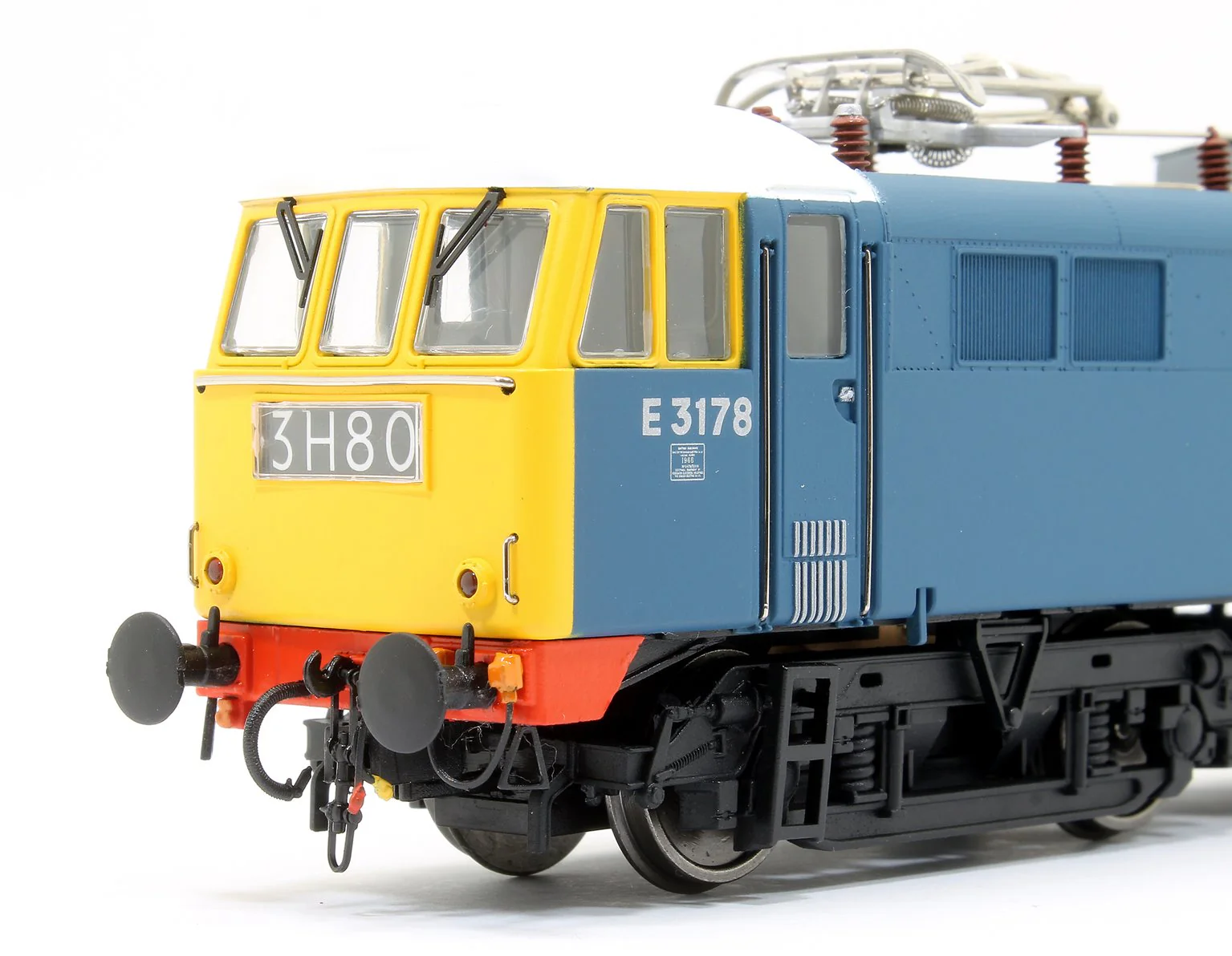 8652 Class 86/0 'AL6' Bo-Bo Electric Locomotive BR Blue E3178 with full yellow ends, white cab roof and red bufferbeams - Image 2