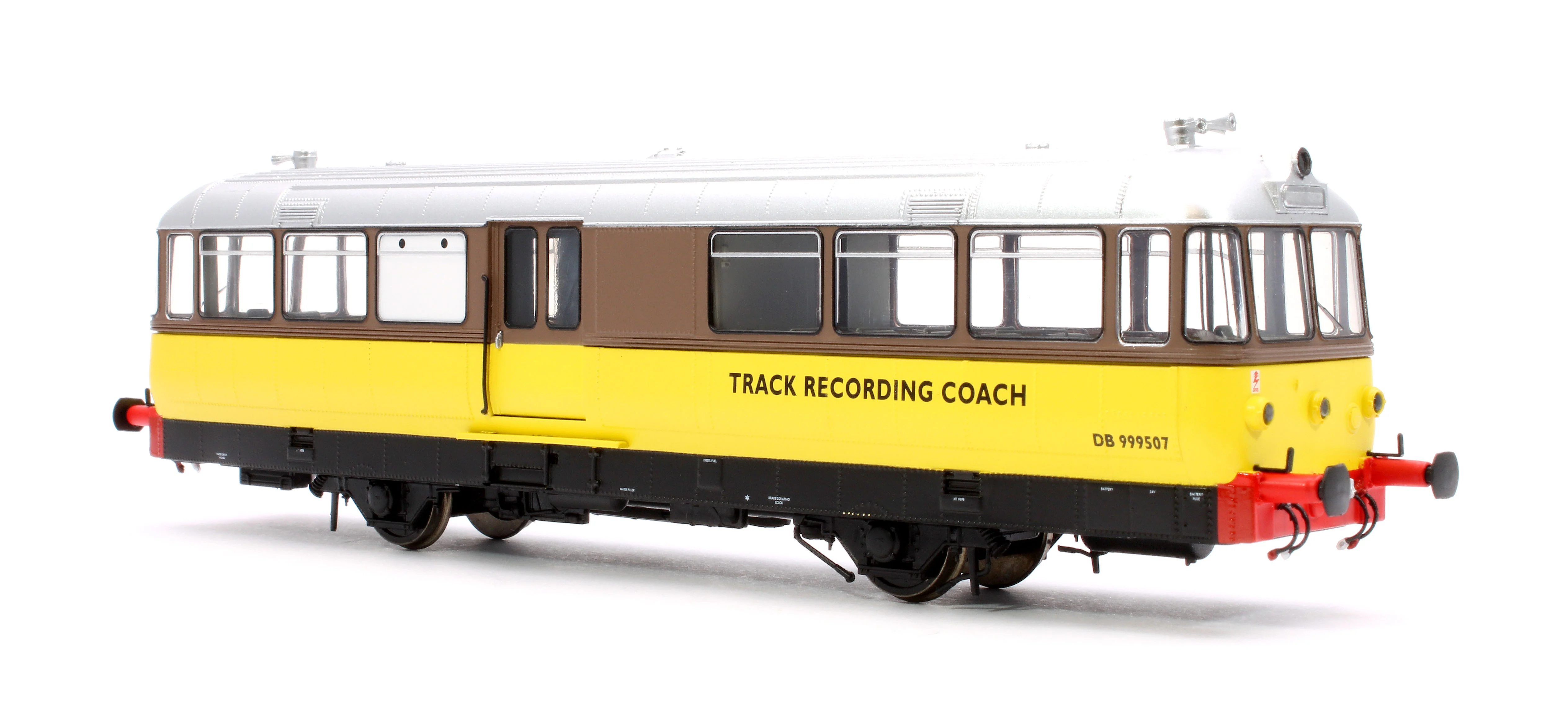 8714 Waggon & Maschinenbau (W&M) Diesel Railbus BR Research 'Track Recording Lab' yellow/brown DB999507 - Image 4