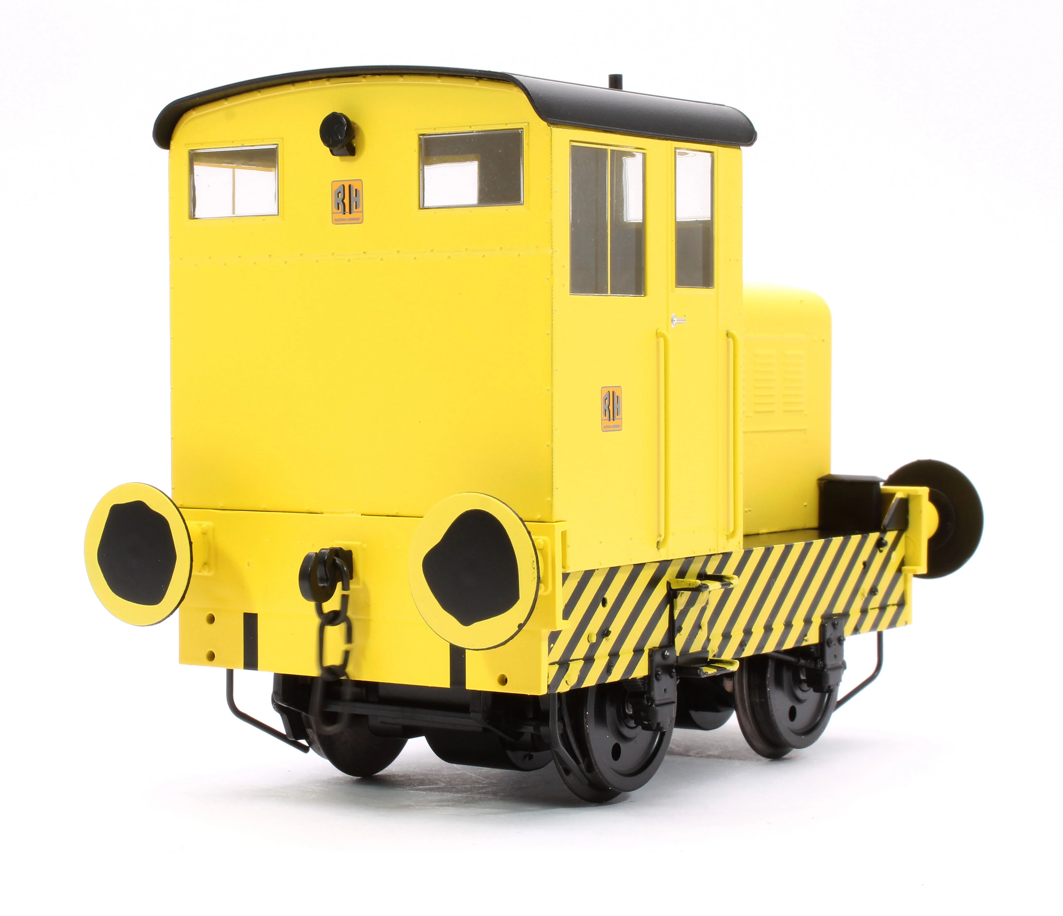 9032 Ruston & Hornsby 48DS Yellow/Wasp Stripes (Enclosed Cab) Diesel Shunter - Image 9