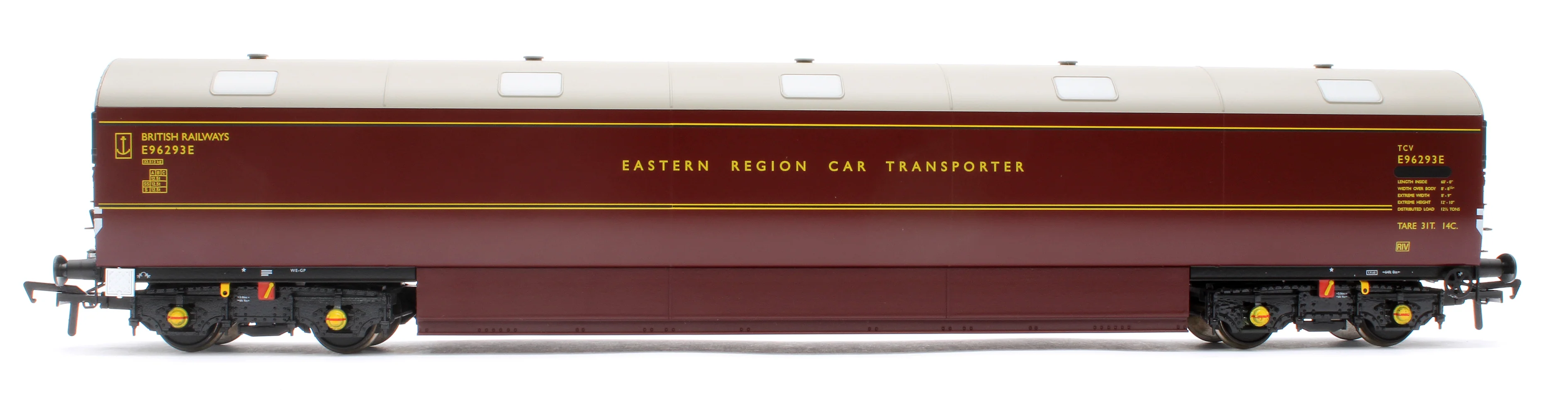 9627 Newton Chambers Car Transporter BR Lined Maroon E96293E - Image 2