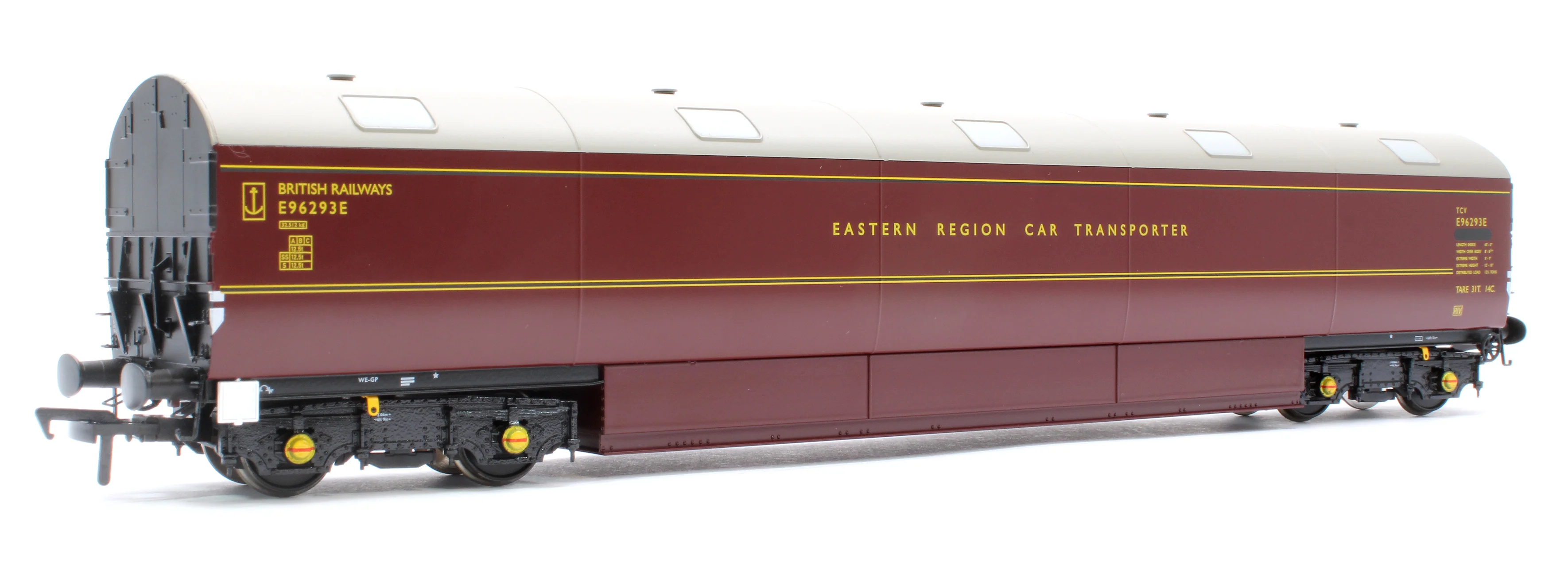 9627 Newton Chambers Car Transporter BR Lined Maroon E96293E - Image 3