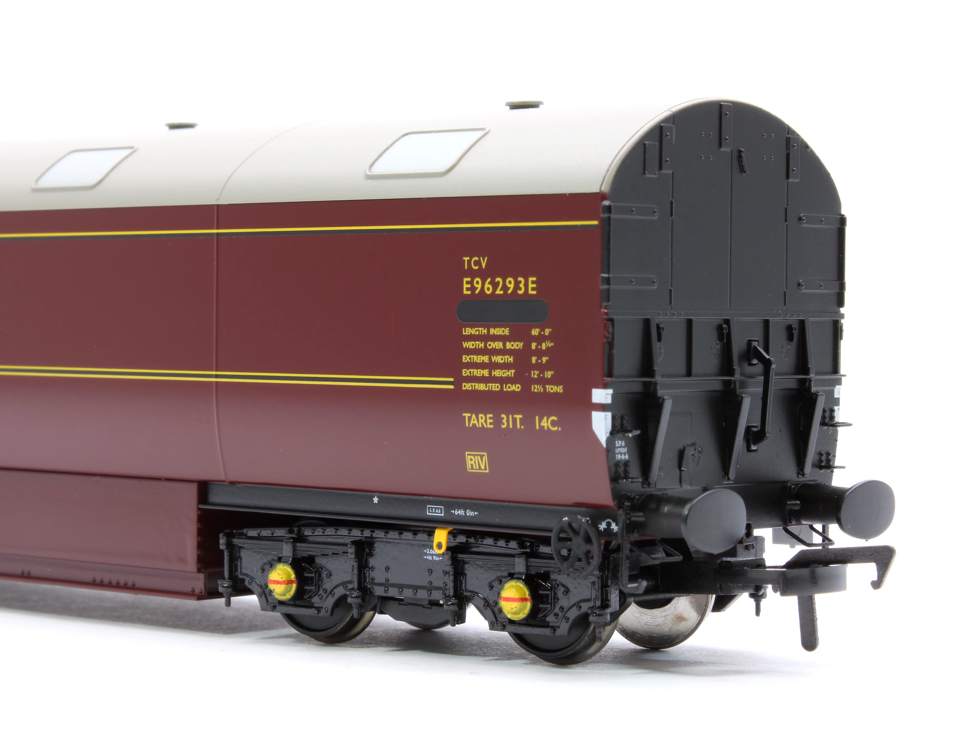 9627 Newton Chambers Car Transporter BR Lined Maroon E96293E - Image 5