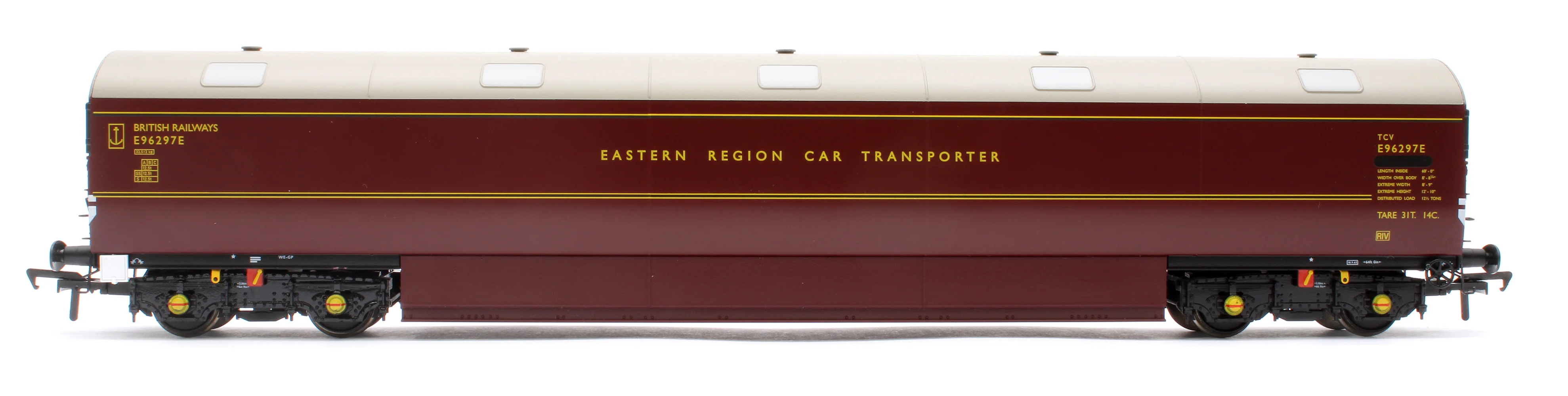 9628 Newton Chambers Car Transporter BR Lined Maroon E96297E - Image 2