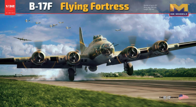 PKHK01E29 B-17F Flying Fortress 'Memphis Belle' Model Kit