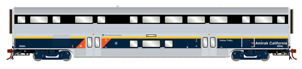 ATHG24415 HO M-K California Dining Car w/Lights, âSalinas Valleyâ CDTX #8806