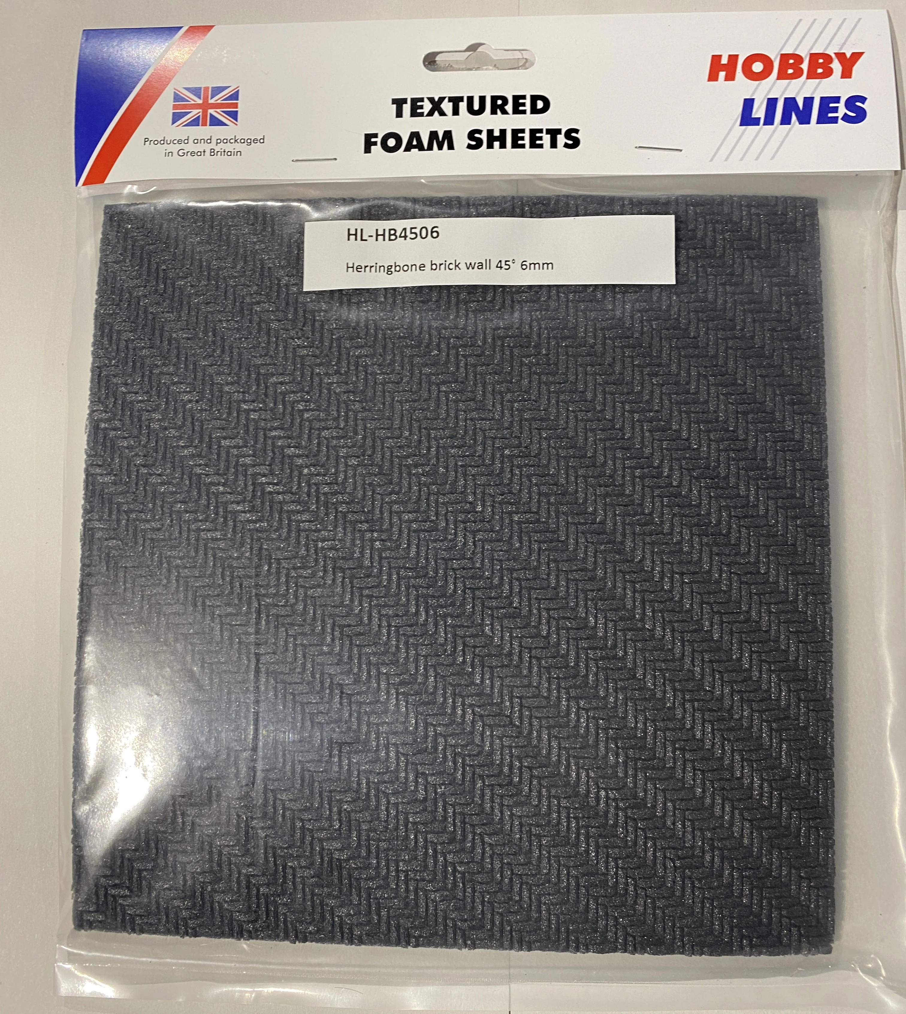 HL-HB4506 Herringbone Brick Wall 45° 6mm - Image 2