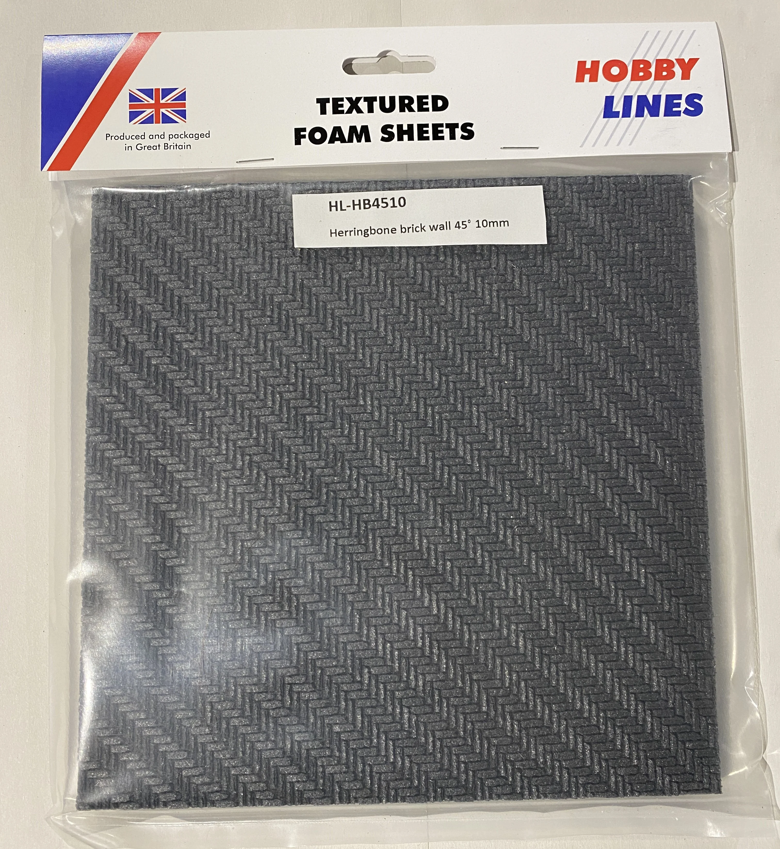 HL-HB4510 Herringbone Brick Wall 45° 10mm - Image 2