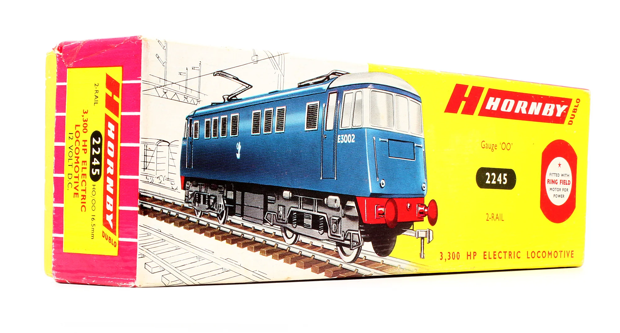 Pre-Owned 2245 BR Blue 3,300 HP 'E3002' Electric Locomotive - 2 Rail - Image 7