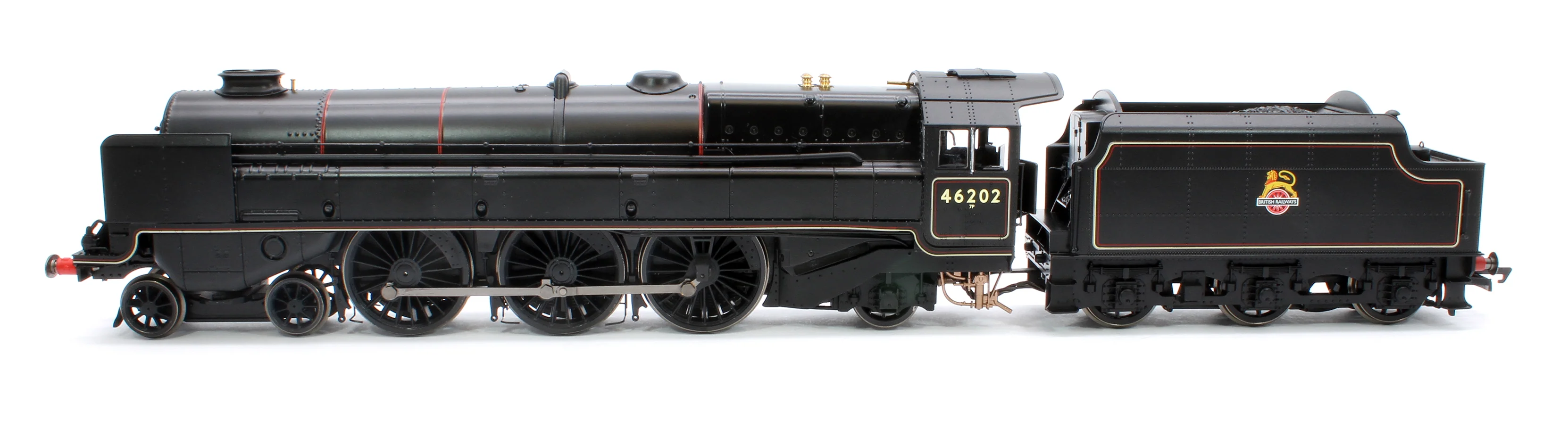 R30135 Princess Royal Class 'The Turbomotive' 4-6-2 BR Black Early Emblem 46202 Steam Locomotive - Image 5