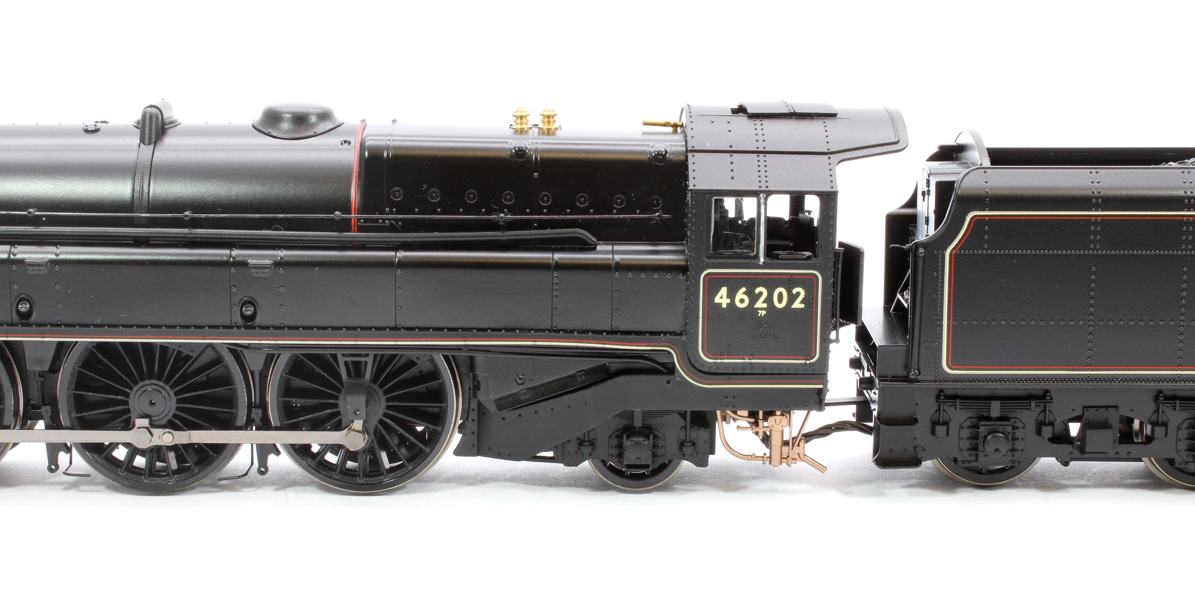 R30135 Princess Royal Class 'The Turbomotive' 4-6-2 BR Black Early Emblem 46202 Steam Locomotive - Image 7
