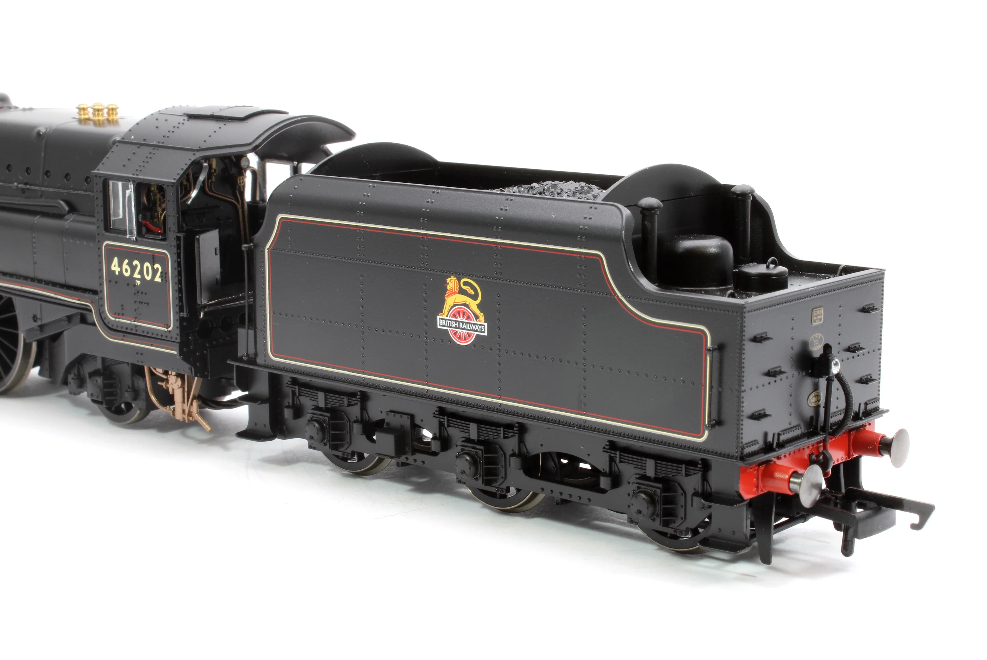 R30135TXS Princess Royal Class 'The Turbomotive' 4-6-2 BR Black Early Emblem 46202 Steam Locomotive - DCC Sound Fitted - Image 8