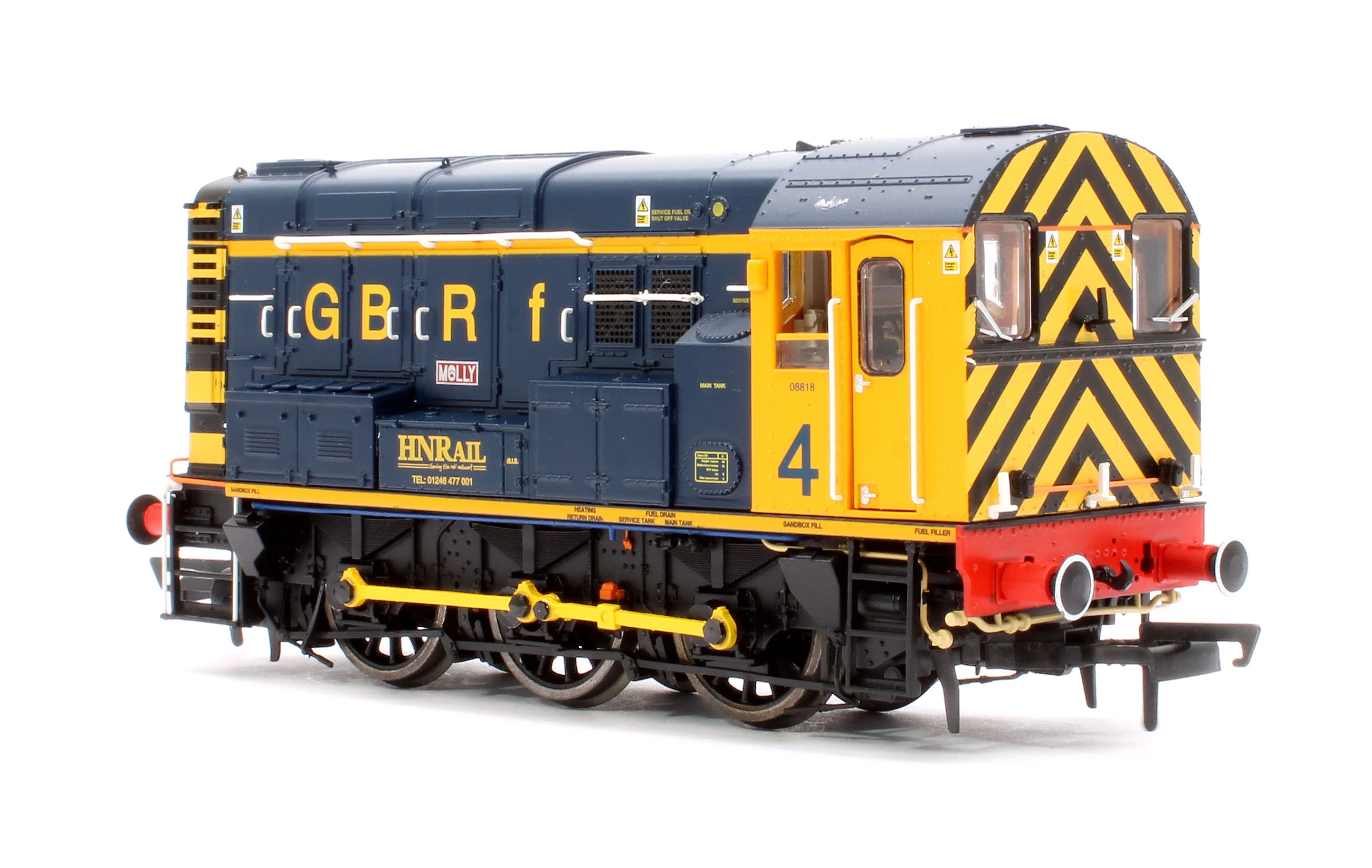 R30141 Class 08 0-6-0 08818 'Molly' GB Railfreight Diesel Shunter - Image 2