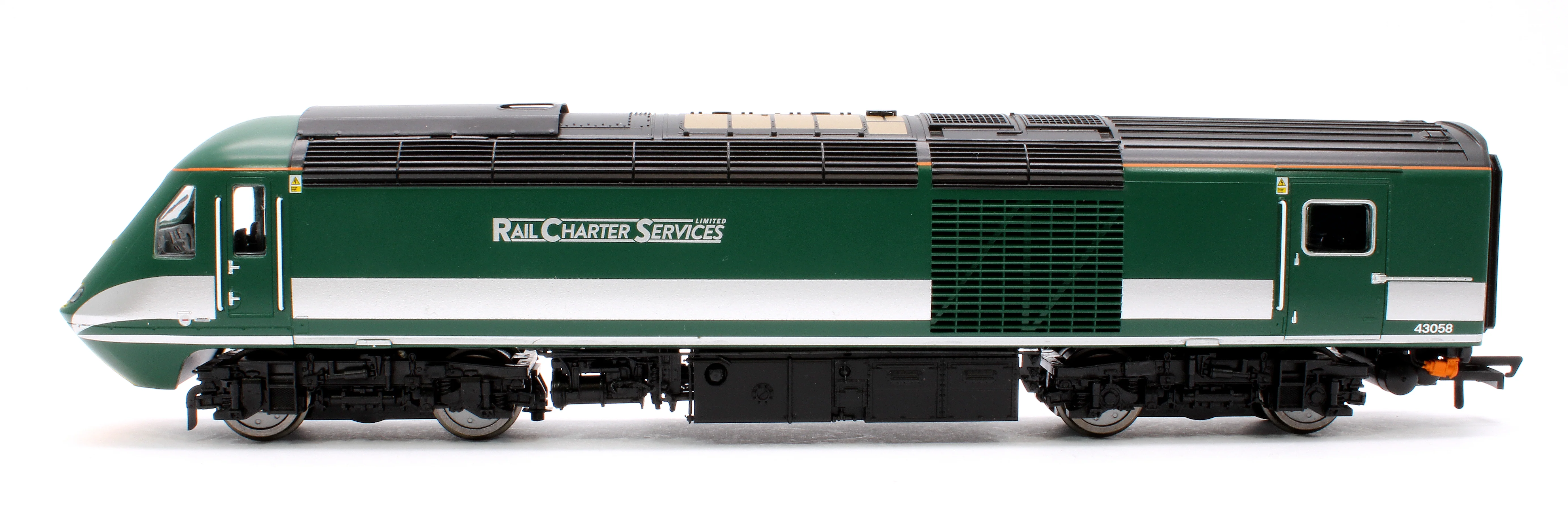 R30204 Class 43 HST Power Cars '43058 & 43059' Rail Charter Services Green Train Pack - Image 3