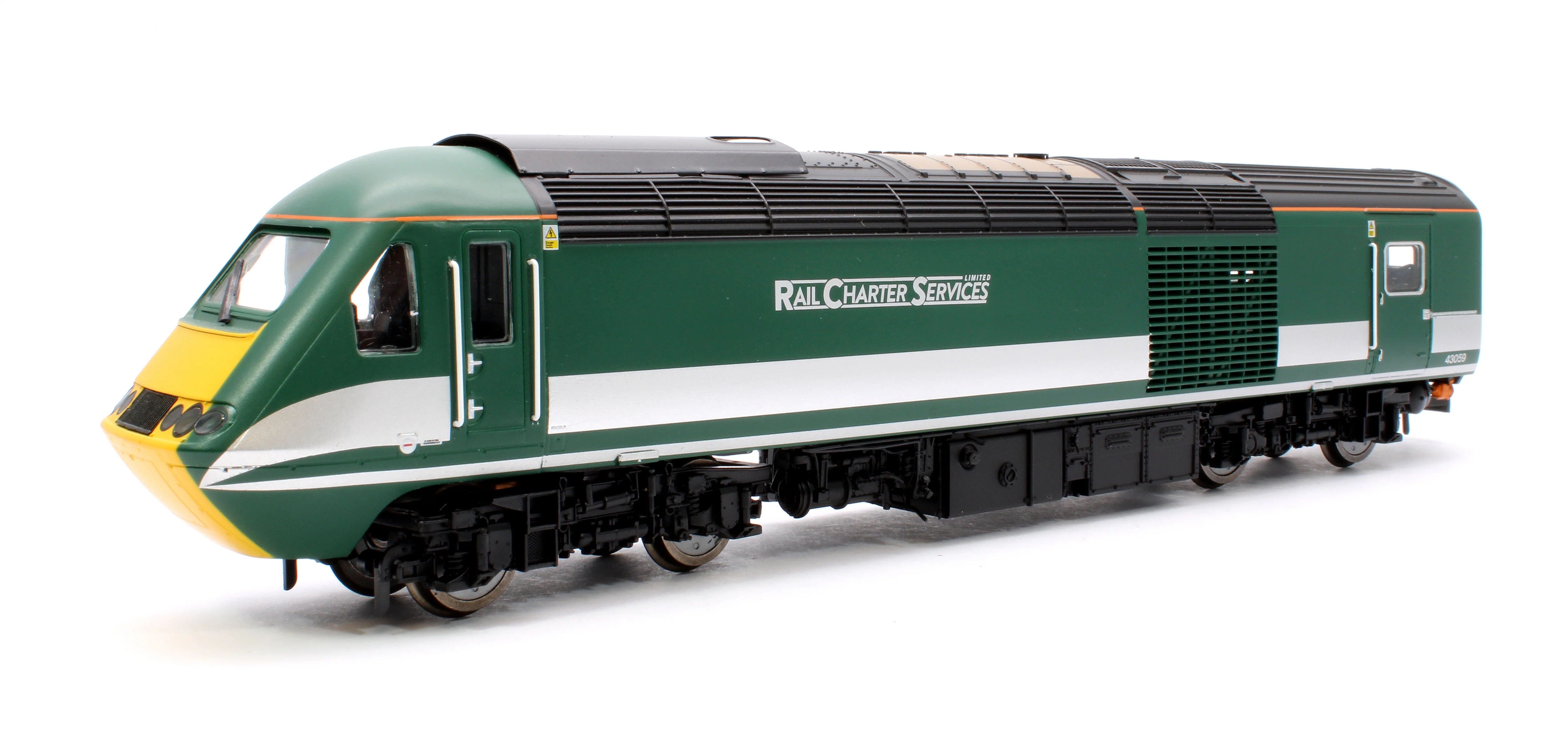 R30204 Class 43 HST Power Cars '43058 & 43059' Rail Charter Services Green Train Pack - Image 5