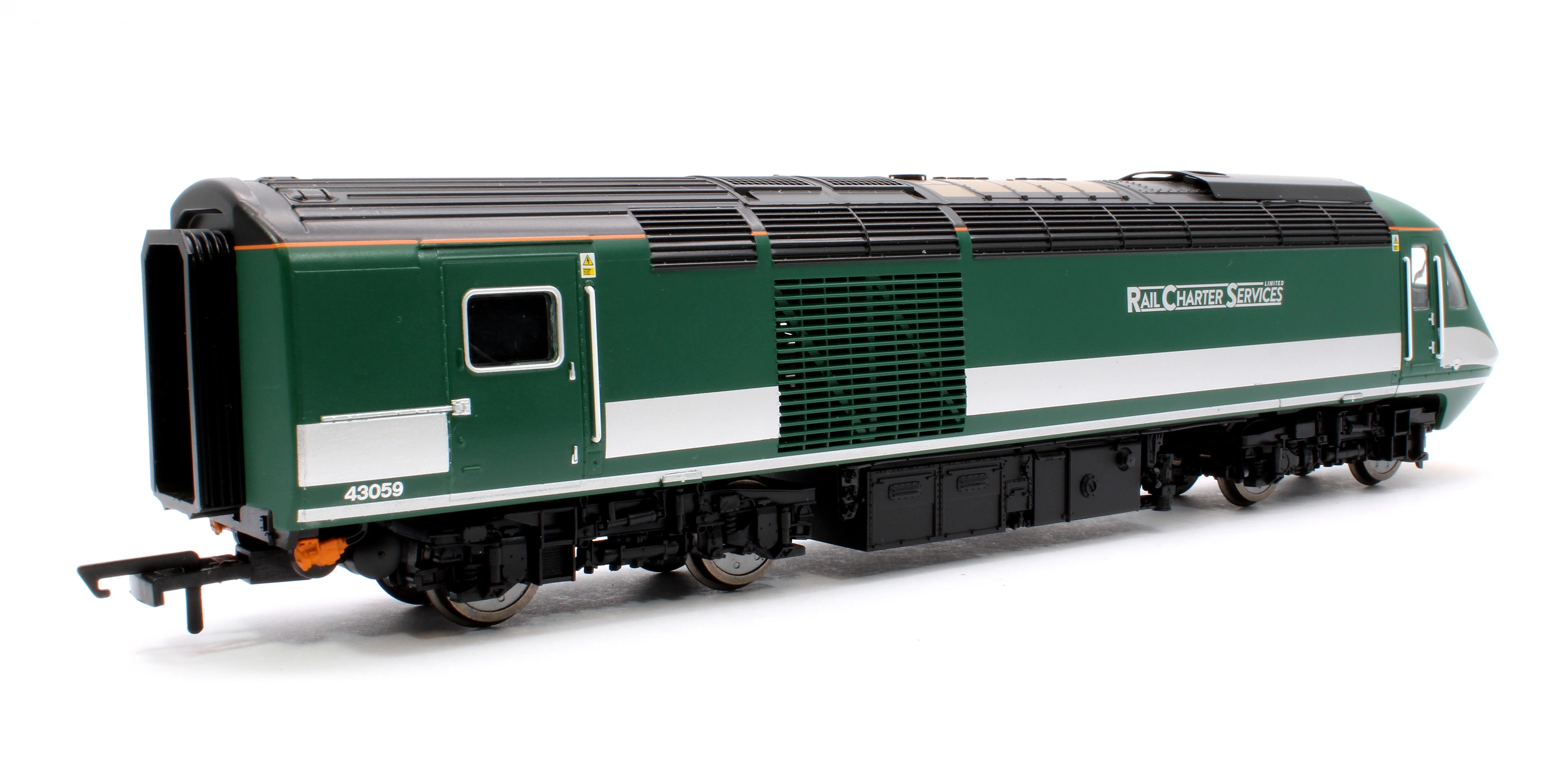R30204 Class 43 HST Power Cars '43058 & 43059' Rail Charter Services Green Train Pack - Image 7