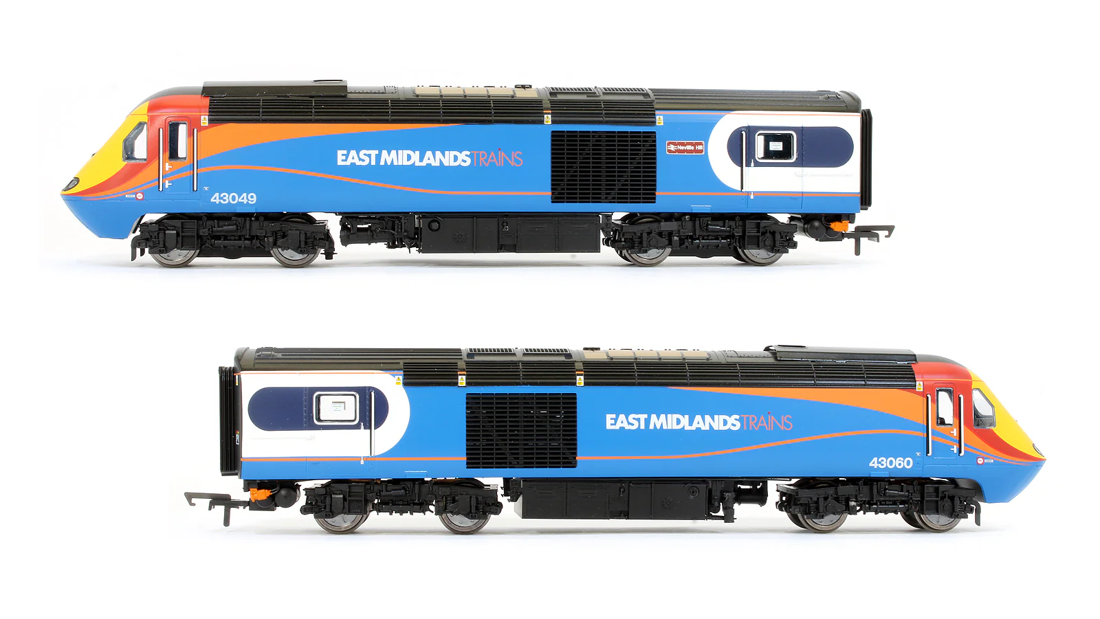 Pre-Owned R30219 Class 43 HST Power Cars '43049' "Neville Hill" & '43060' East Midlands Trains Livery Train Pack - DCC Sound