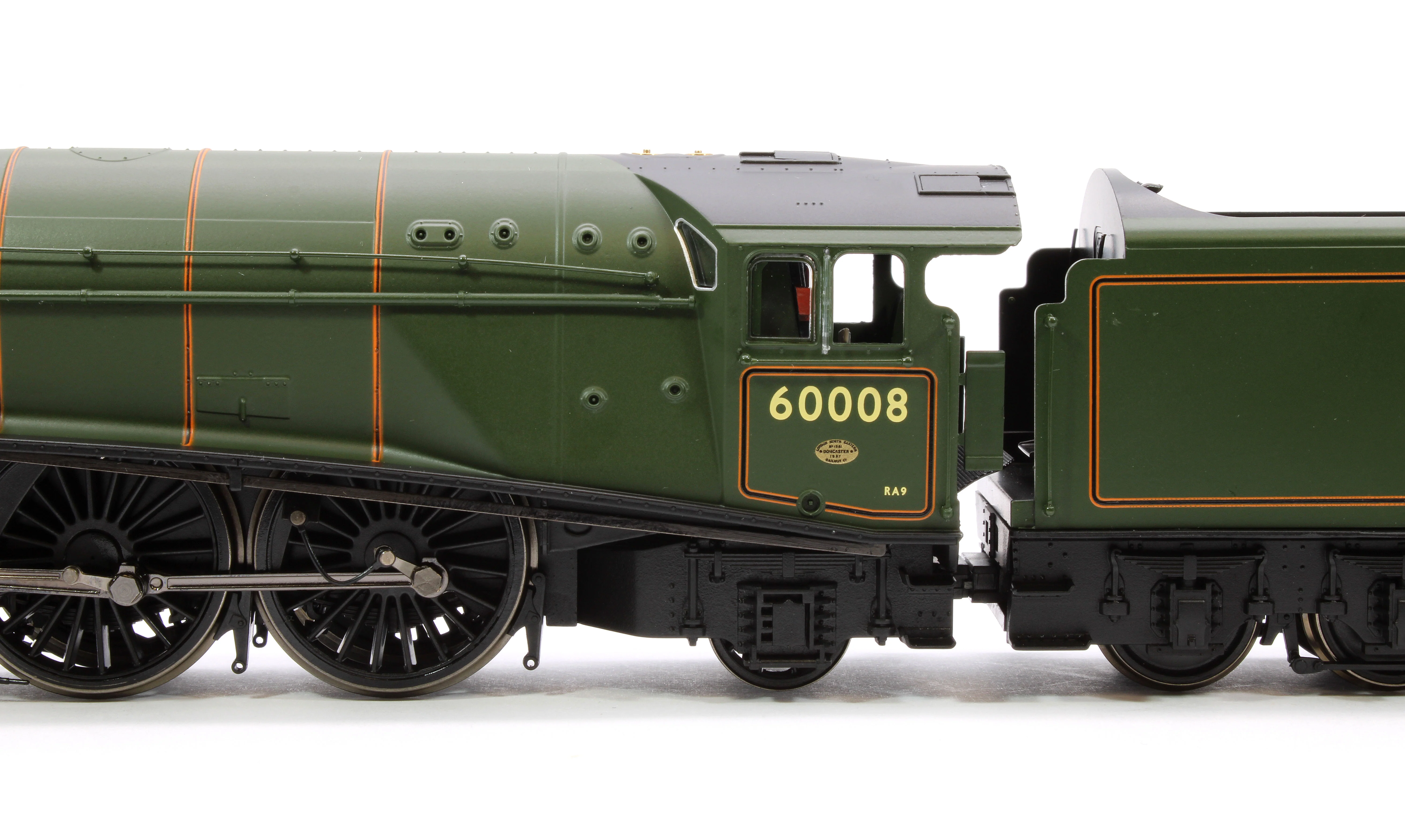 Pre-Owned R30265 Hornby Dublo Class A4 4-6-2 60008 'Dwight D. Eisenhower' Great Gathering 10th Anniversary BR Lined Green Late Crest Limited Edition Steam locomotive - DCC Sound - Image 8