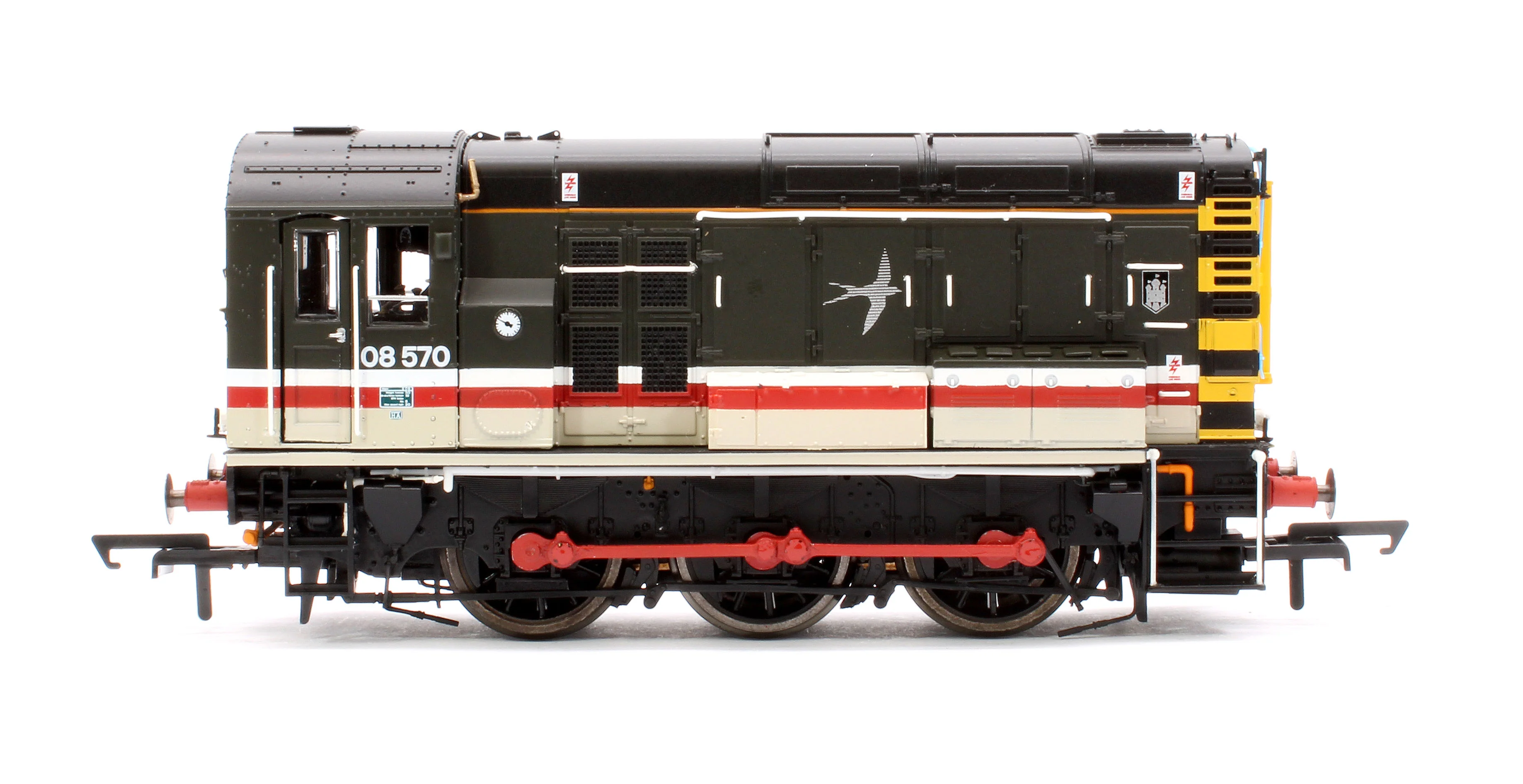R30368 Class 08 BR Intercity Swallow 0-6-0 No. 08570 Diesel Locomotive - Image 6