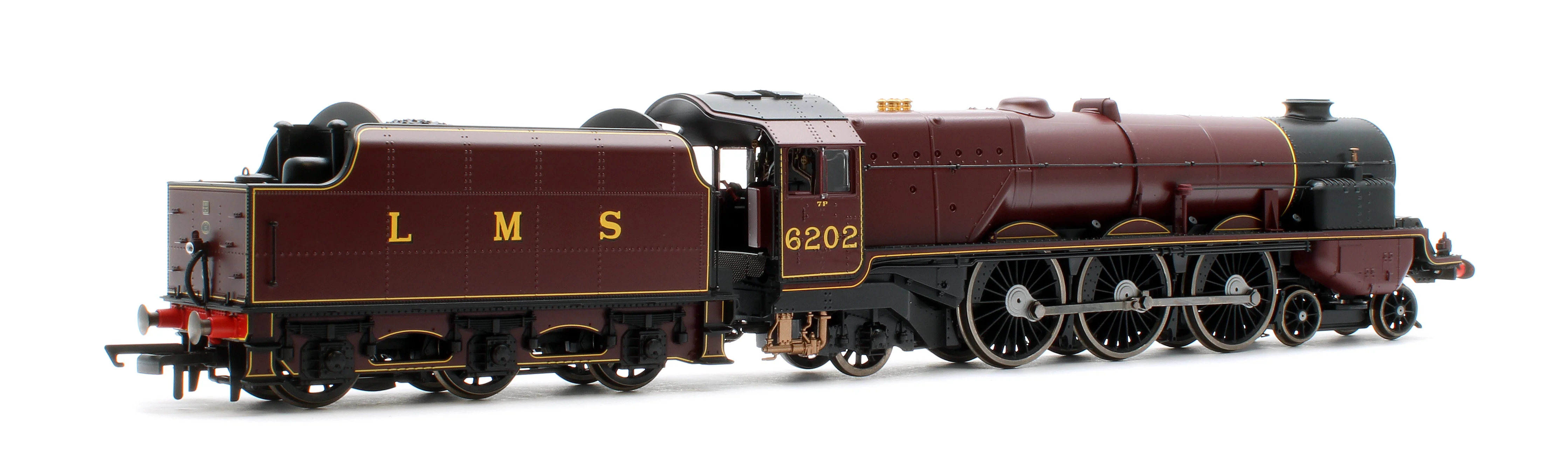 R30398TXS LMS Princess Royal Class 6202 ‘Turbomotive’ Steam Locomotive - DCC Sound - Image 3
