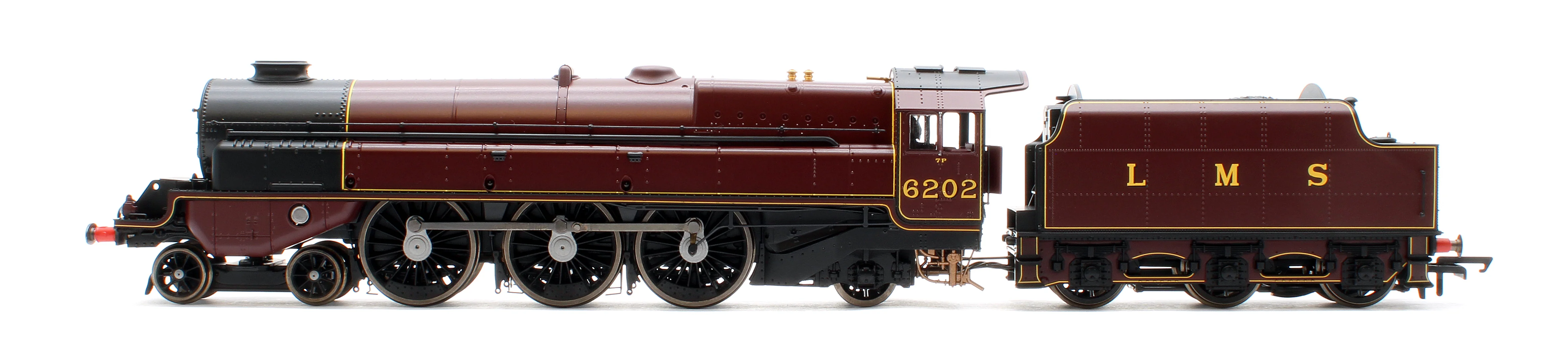 R30398TXS LMS Princess Royal Class 6202 ‘Turbomotive’ Steam Locomotive - DCC Sound - Image 5
