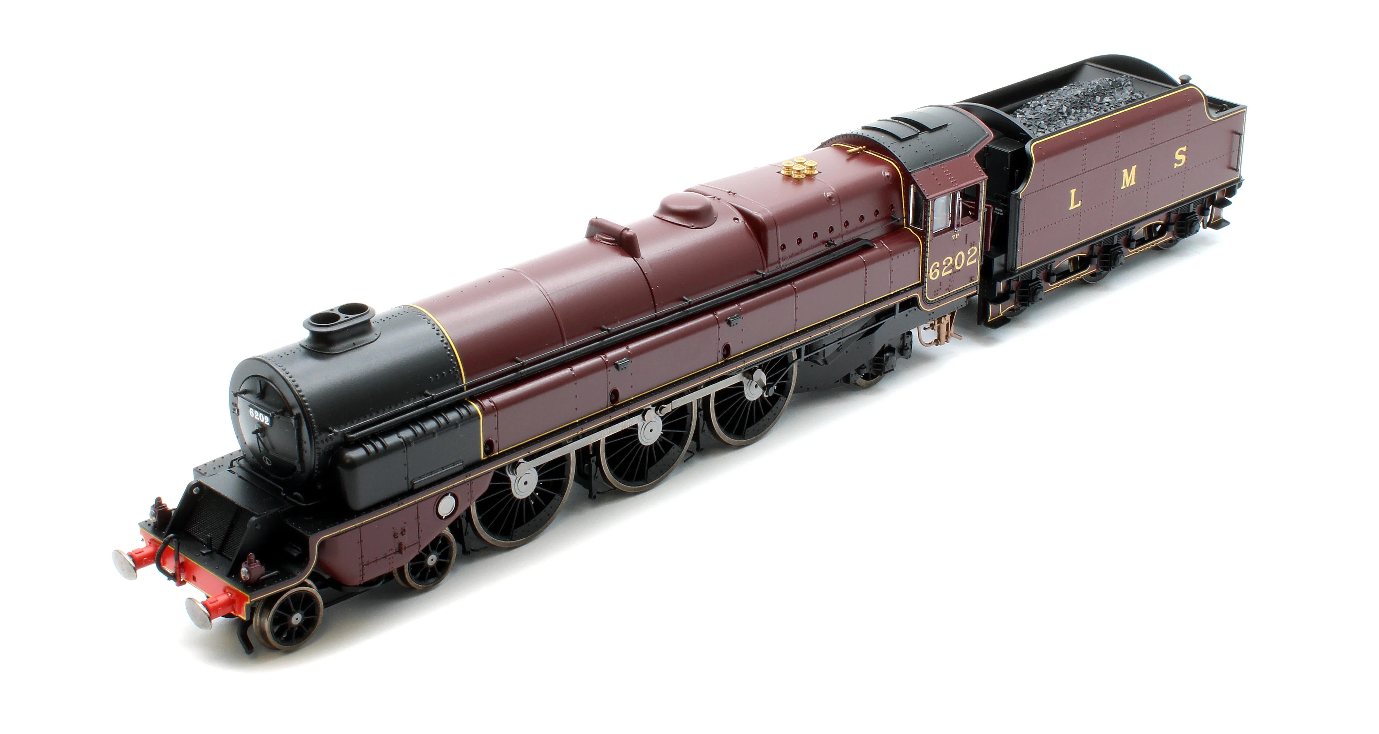 R30398TXS LMS Princess Royal Class 6202 ‘Turbomotive’ Steam Locomotive - DCC Sound - Image 8