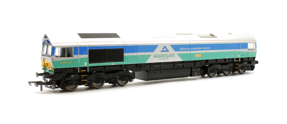 R30428TXS RailRoad Plus Aggregates Class 66 Sence No.66711 Diesel Locomotive - DCC Sound - Image 3