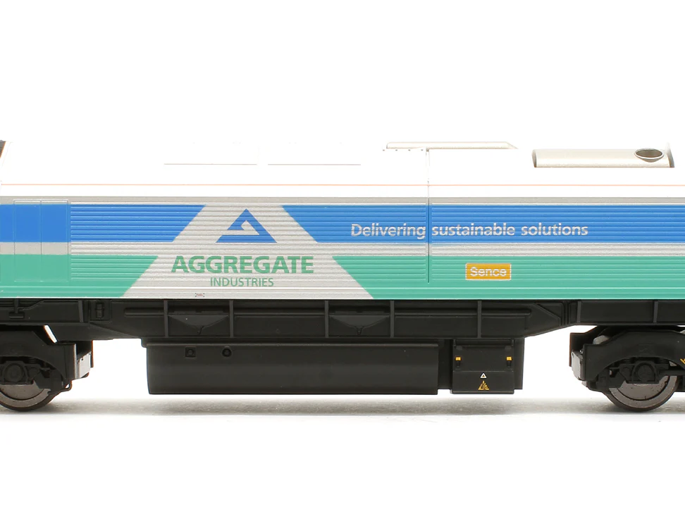 R30428TXS RailRoad Plus Aggregates Class 66 Sence No.66711 Diesel Locomotive - DCC Sound - Image 7