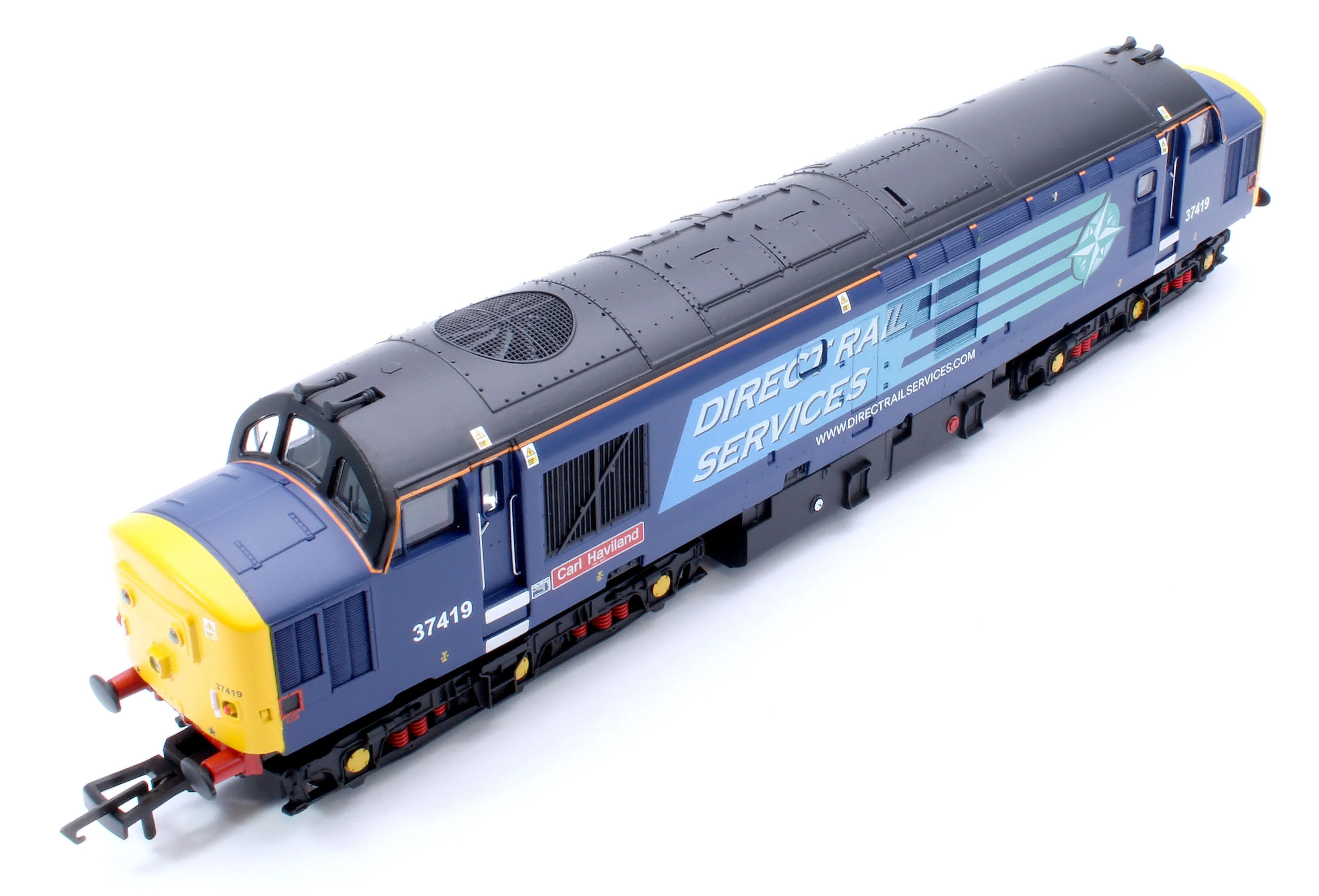 R30437TXS RailRoad Class 37 DRS 'Carl Haviland' 37419 Diesel Locomotive - DCC Sound - Image 11