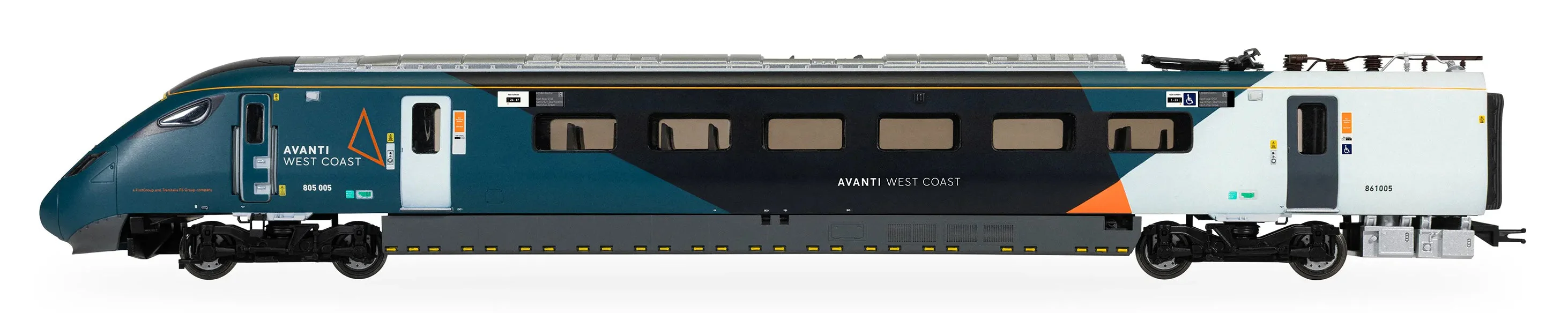 R30443 Avanti West Coast Class 805 'Evero' - 5 Car Train Pack No.805005 - Image 2