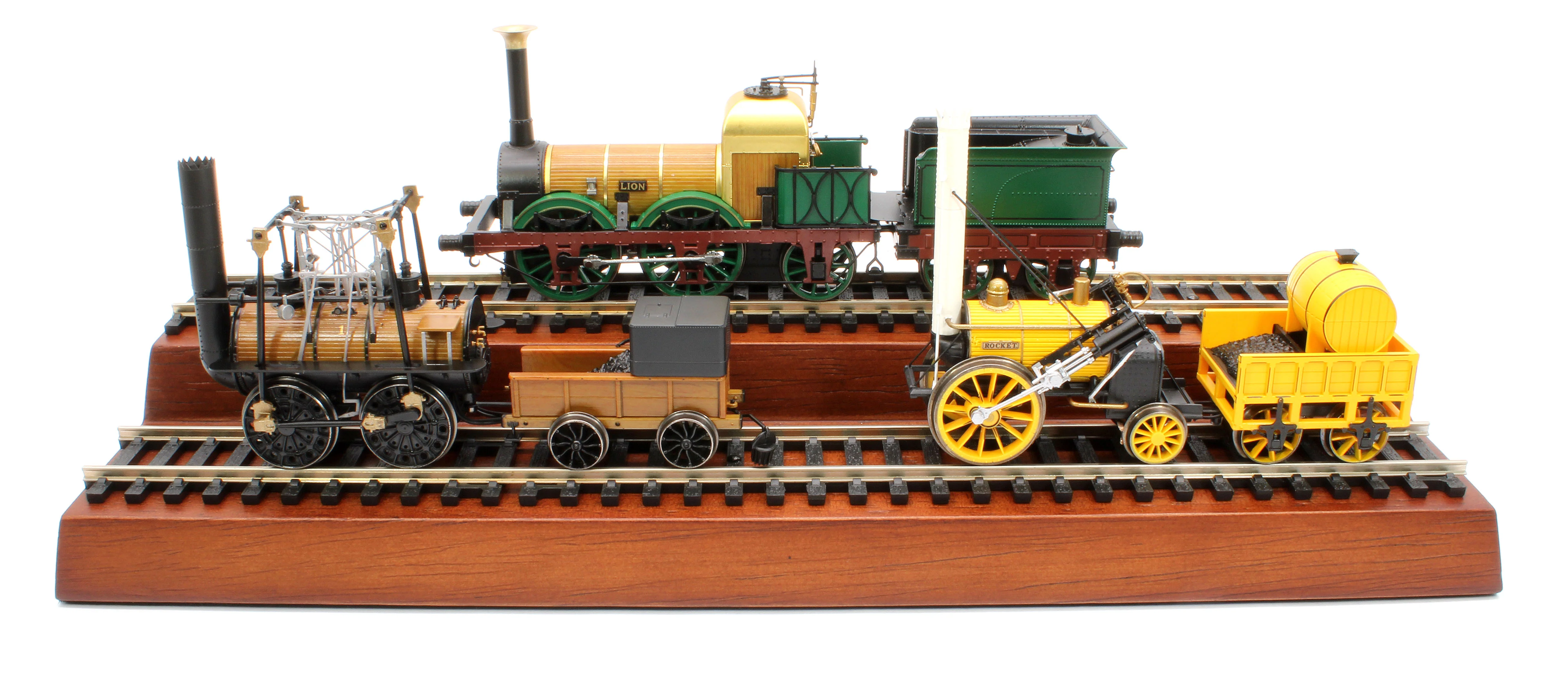 R30445 Birth of the Railways 200th Anniversary Train Pack - Includes: Locomotion, Rocket & Lion - Image 4