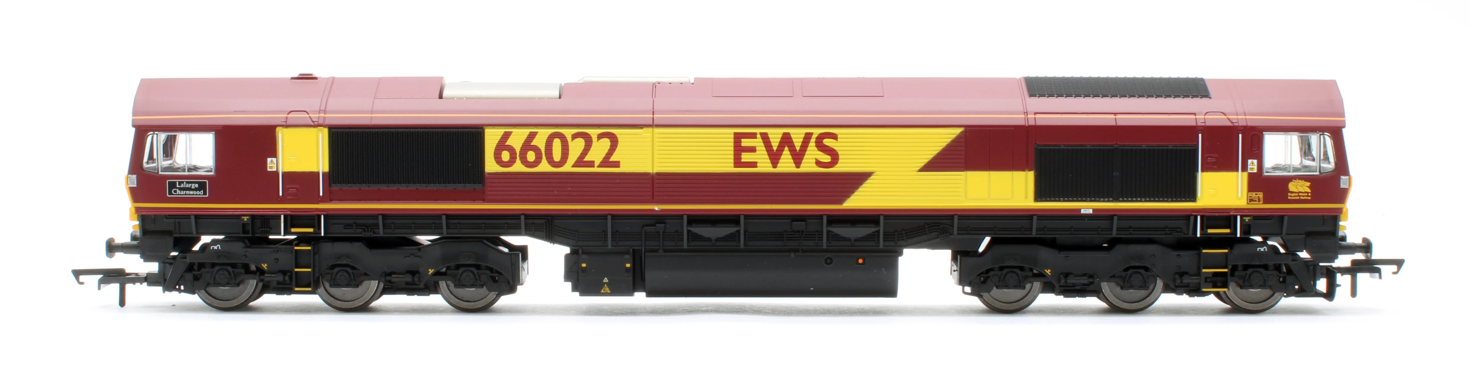 R30532TXS RailRoad Class 66 EWS 66022 'Lafarge Charnwood' Diesel Locomotive - DCC Sound - Image 5