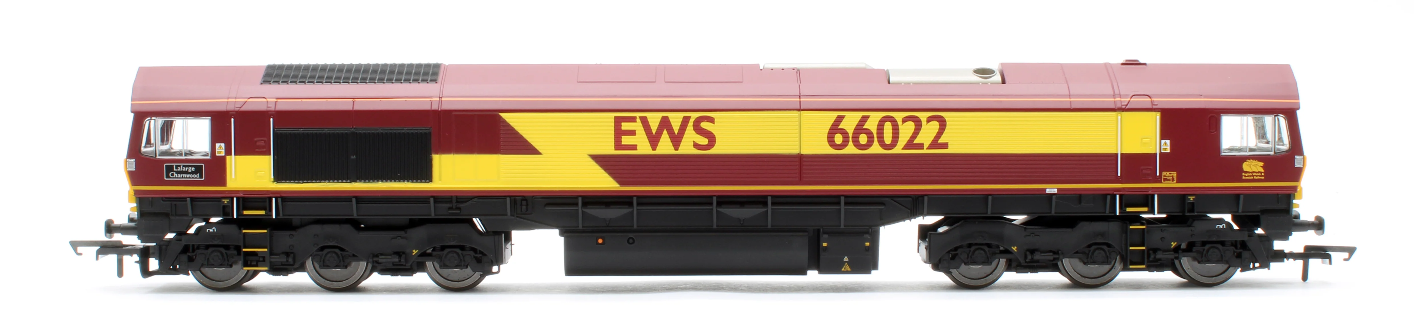 R30532TXS RailRoad Class 66 EWS 66022 'Lafarge Charnwood' Diesel Locomotive - DCC Sound - Image 6