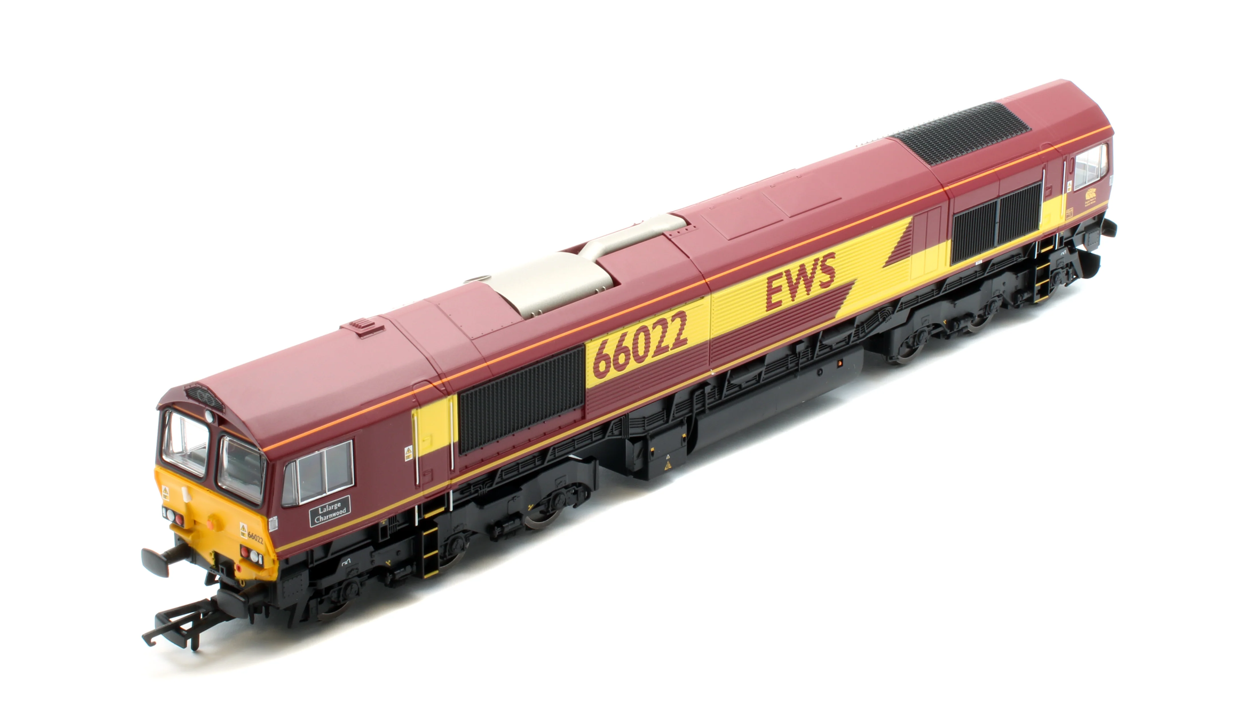 R30532TXS RailRoad Class 66 EWS 66022 'Lafarge Charnwood' Diesel Locomotive - DCC Sound - Image 8