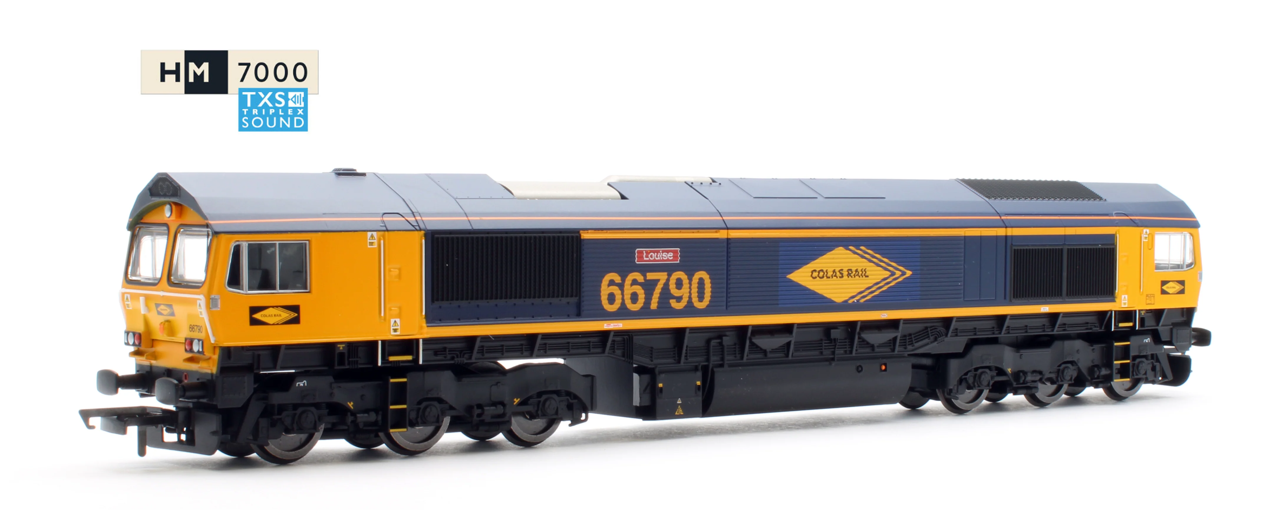 R30533TXS RailRoad Class 66 Colas (ex-GBRf) 66790 'Louise' Diesel Locomotive - DCC Sound