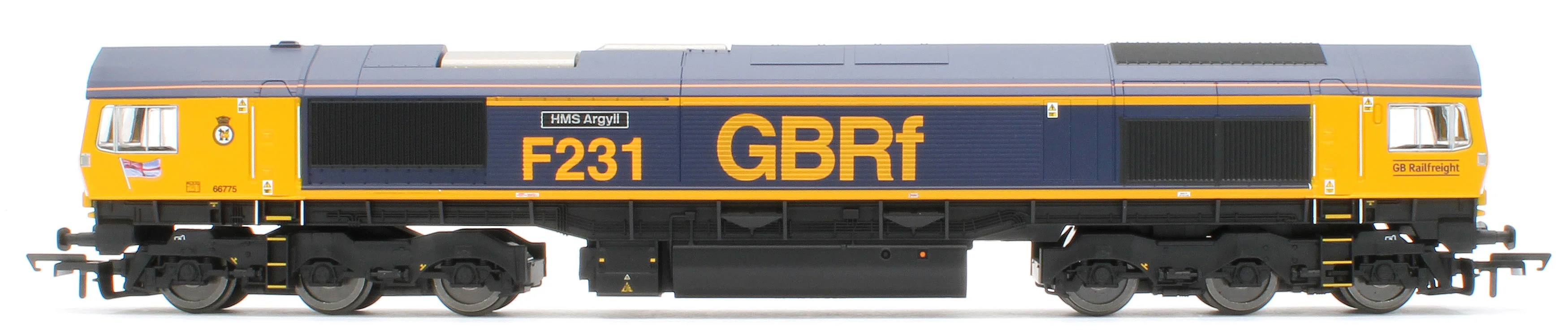 R30534 RailRoad GBRf Class 66 HMS Argyll 66775 Diesel Locomotive - Image 2