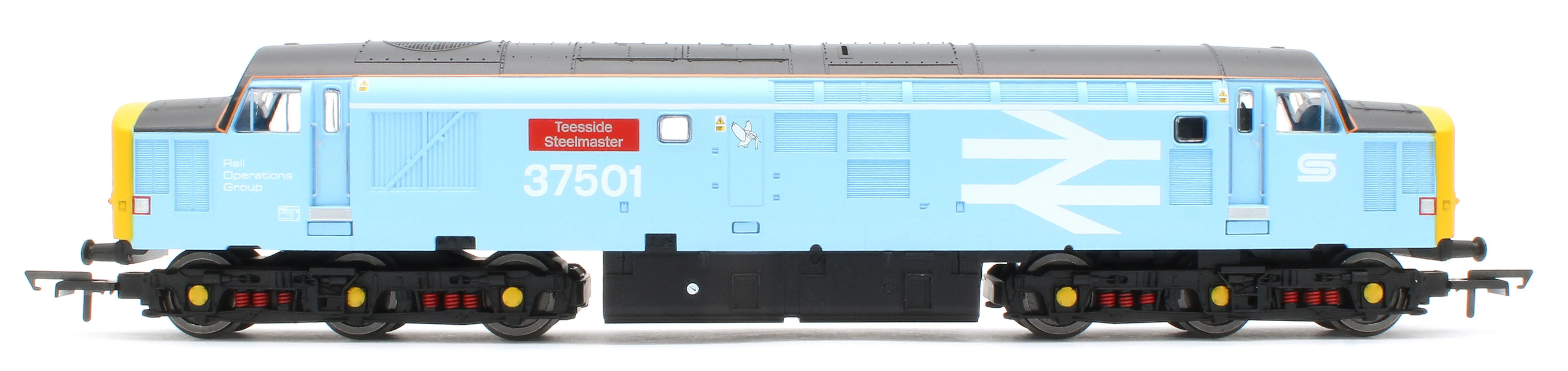 R30545TXS RailRoad Class 37/5 ROG / British Steel 37501 'Teesside Steelmaster' Diesel Locomotive - DCC Sound - Image 2