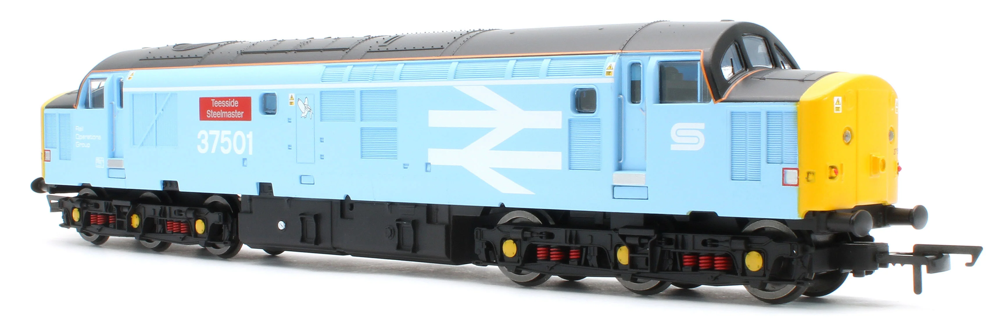 R30545TXS RailRoad Class 37/5 ROG / British Steel 37501 'Teesside Steelmaster' Diesel Locomotive - DCC Sound - Image 3