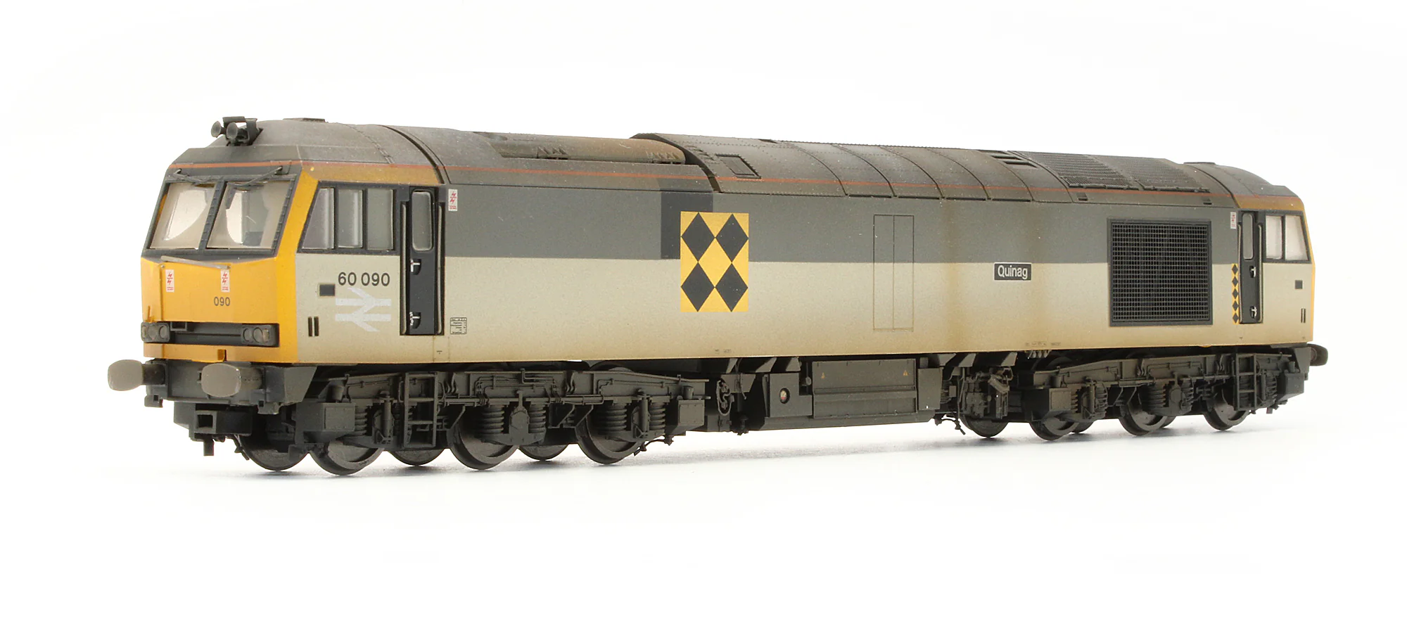 R3266 Pre-Owned Class 60 60090 Quinag BR Coal Sector Diesel Locomotive - Custom Weathered - Image 2