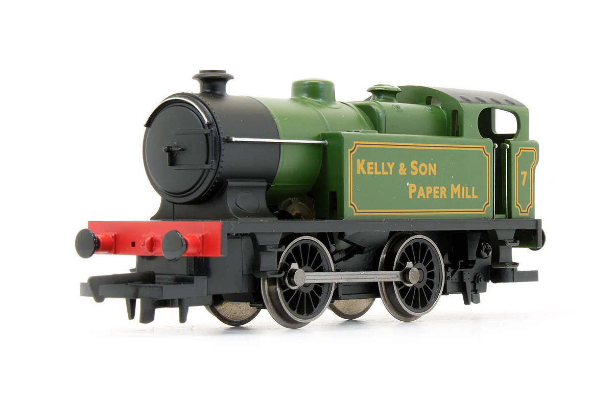 R3496 RailRoad 'Kelly & son Paper Mill' No.7 Steam Locomotive