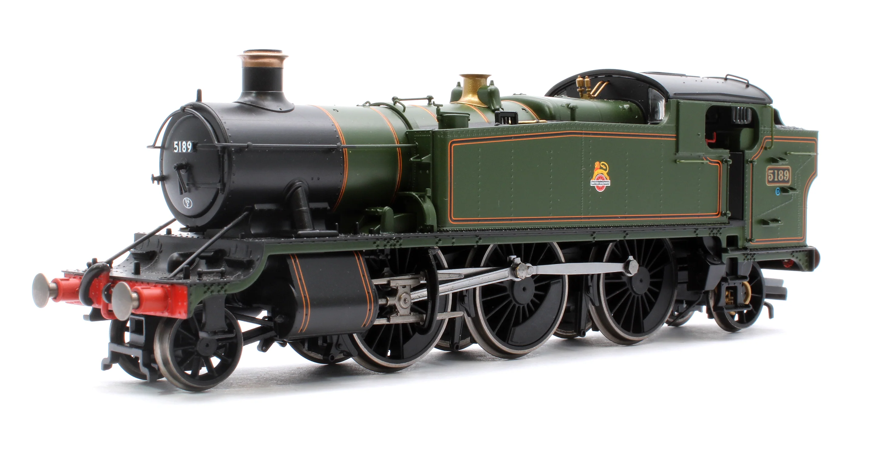 R3851 51XX Class 'Large Prairie', 2-6-2T 5189 BR Green Early Emblem Steam Locomotive