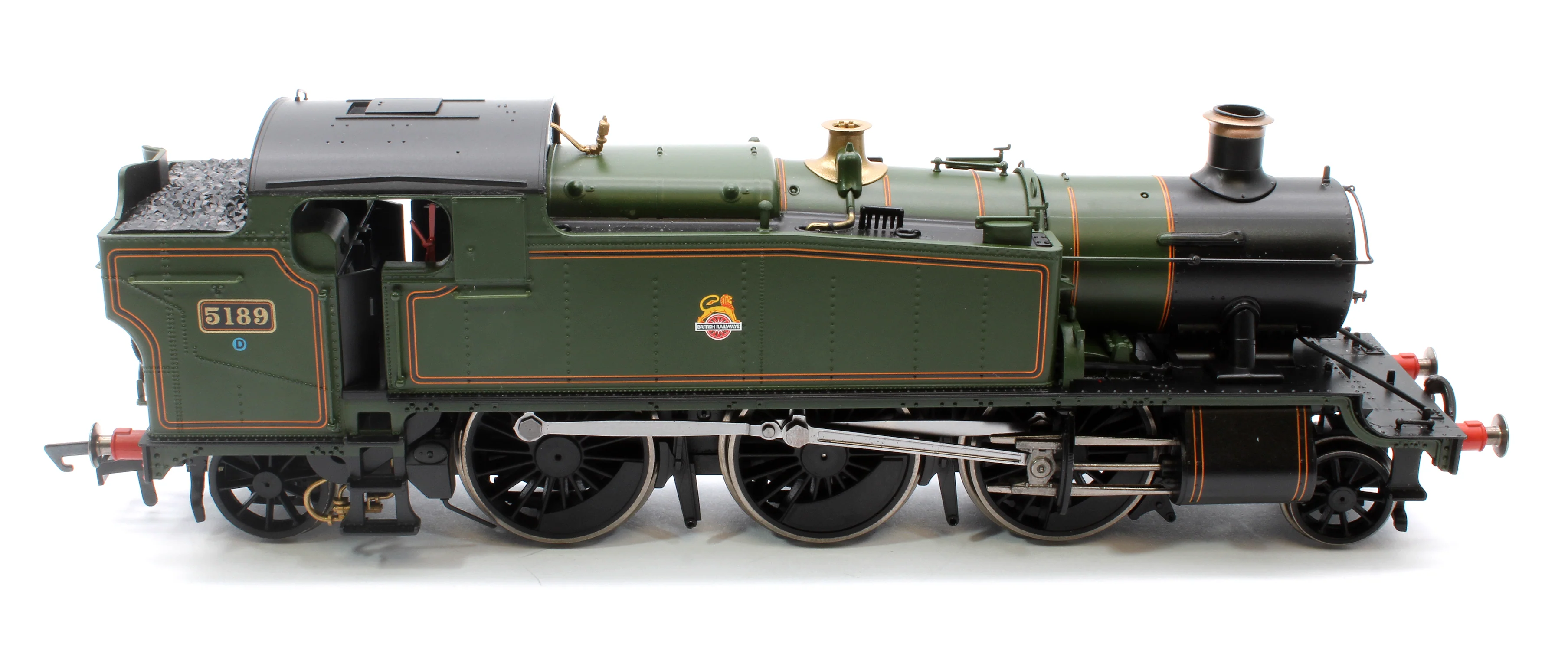 R3851 51XX Class 'Large Prairie', 2-6-2T 5189 BR Green Early Emblem Steam Locomotive - Image 10