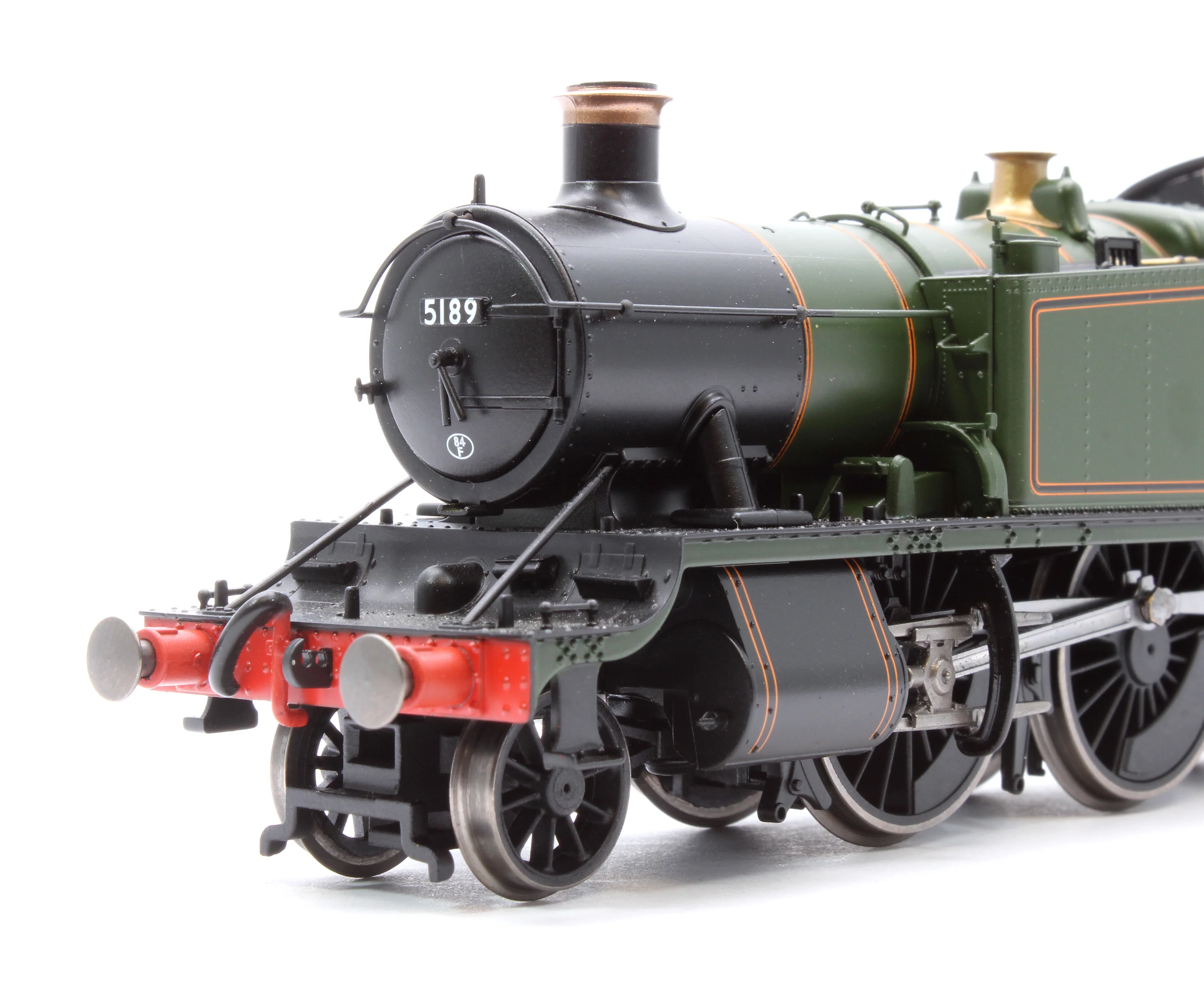 R3851 51XX Class 'Large Prairie', 2-6-2T 5189 BR Green Early Emblem Steam Locomotive - Image 6