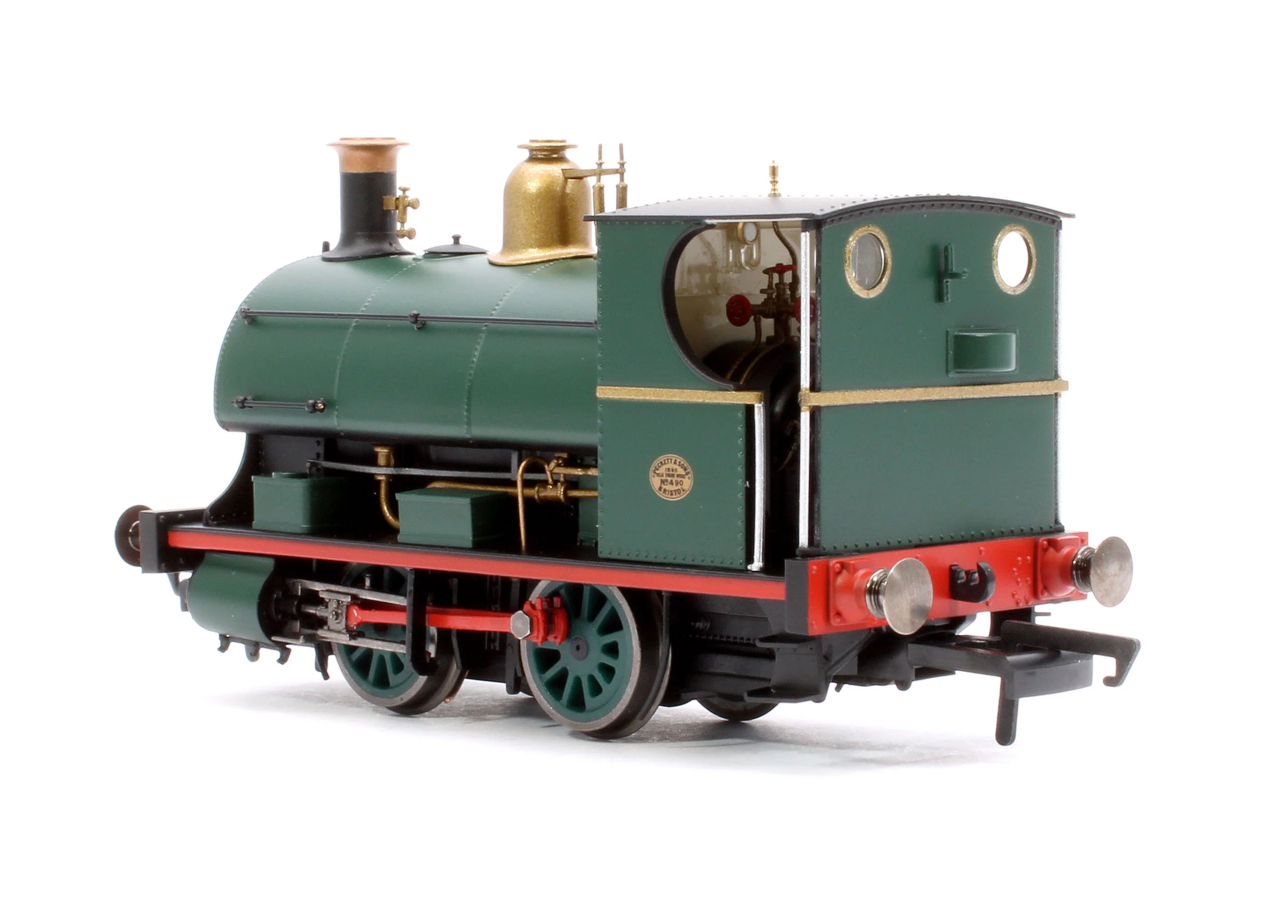 Peckett W4 Class 0-4-0ST 490/1890 Crawshay Brothers Green Steam Locomotive - Image 2