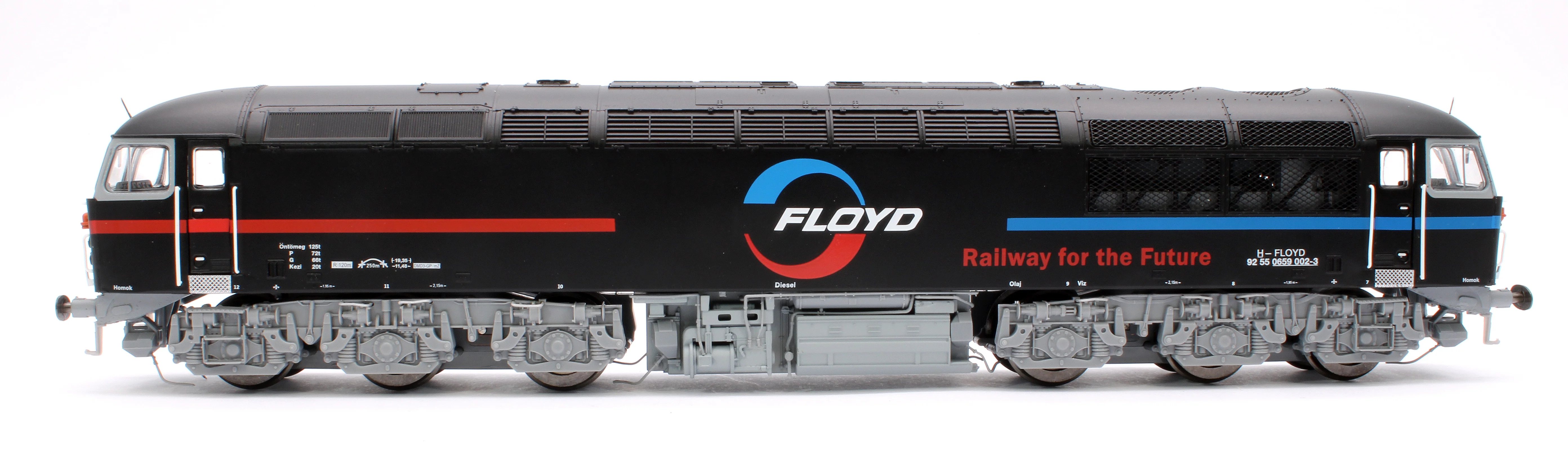 R3888 Floyd Zrt. Class 56 Co-Co 659 002 (ex-56115) Diesel Locomotive - Image 5
