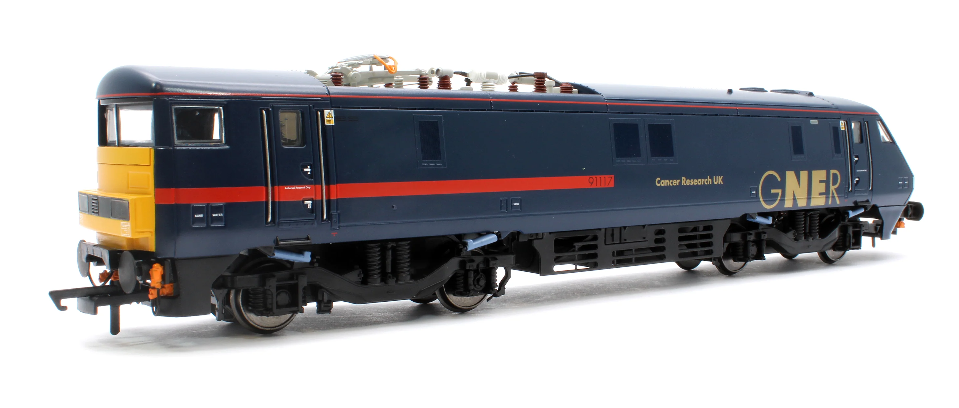 R3893 Class 91 91117 Bo-Bo "Cancer Research UK" GNER - Electric Locomotive - Image 3