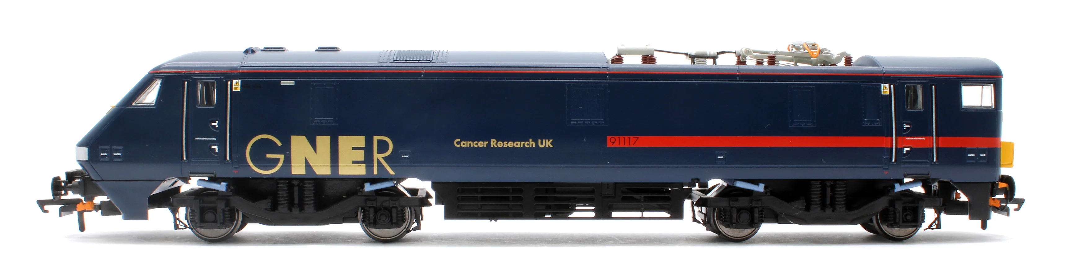 R3893 Class 91 91117 Bo-Bo "Cancer Research UK" GNER - Electric Locomotive - Image 5