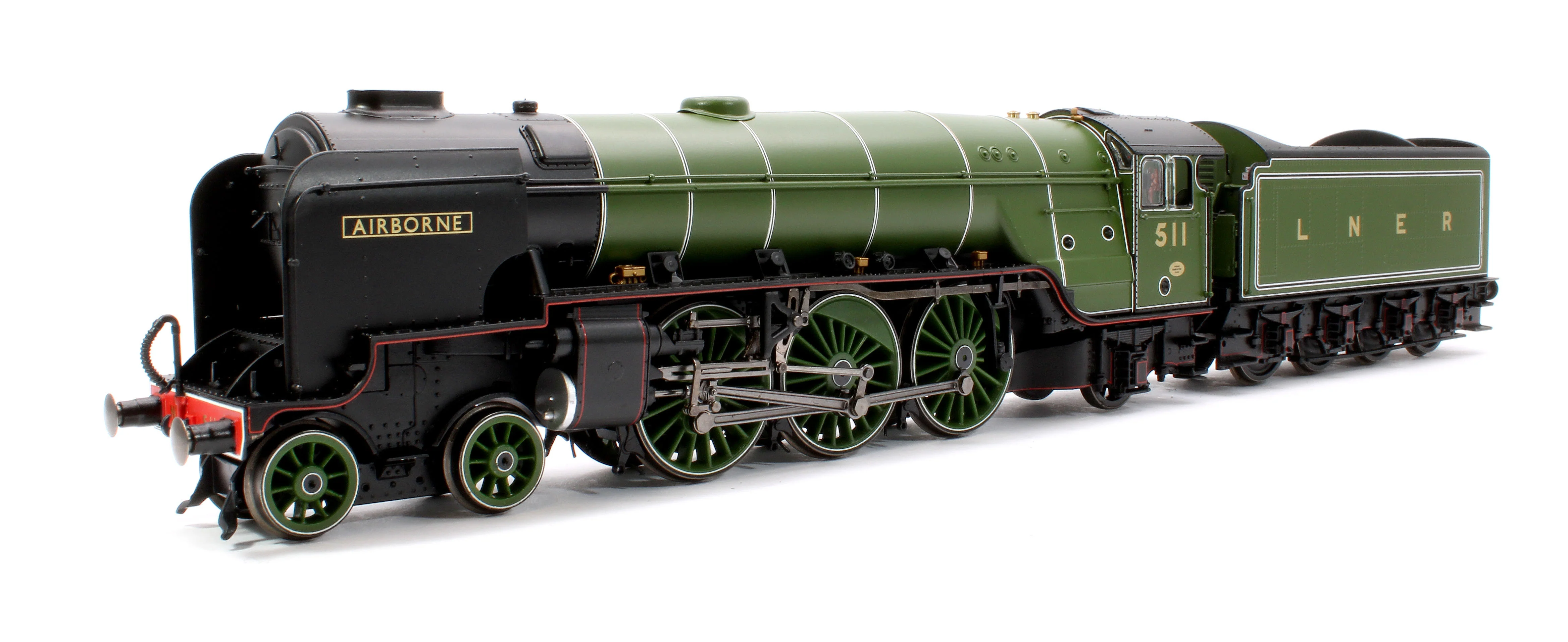 R3974 LNER Thompson Class A2/3 4-6-2 LNER Apple Green 'Airborne' 511 Steam Locomotive